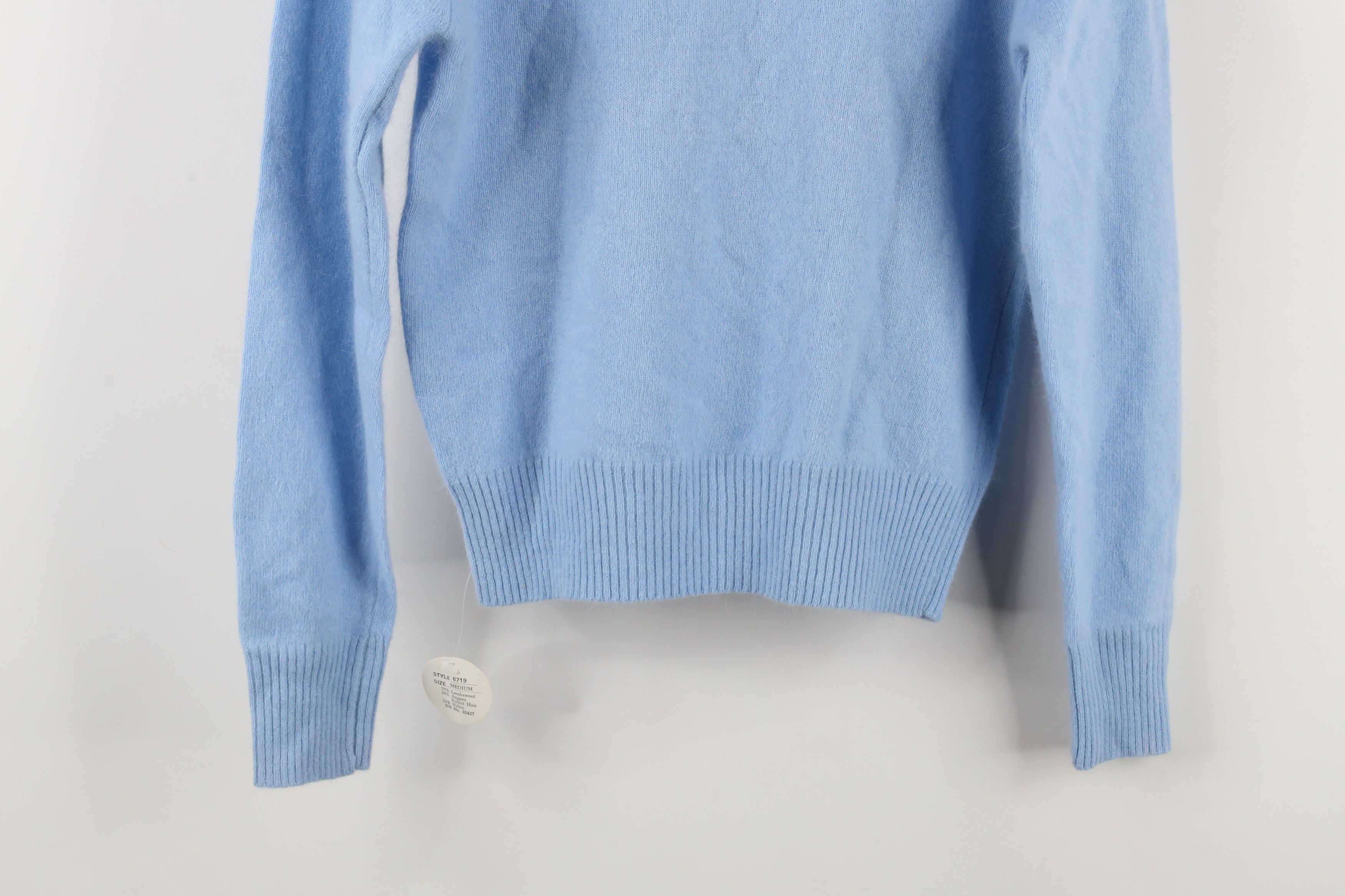 Vintage Deadstock Vintage 70s Streetwear Angora Turtleneck Sweater Size M / US 6-8 / IT 42-44 - 8 Thumbnail