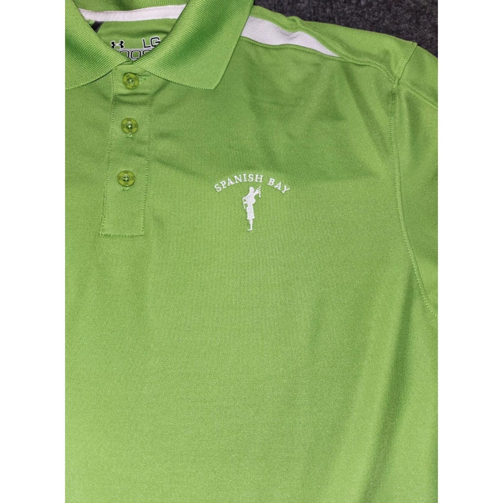 Under Armour Under Armour Polo Shirt Men's L Green Short Sleeve Embroidered Golf Classic Logo Size US L / EU 52-54 / 3 - 5 Thumbnail