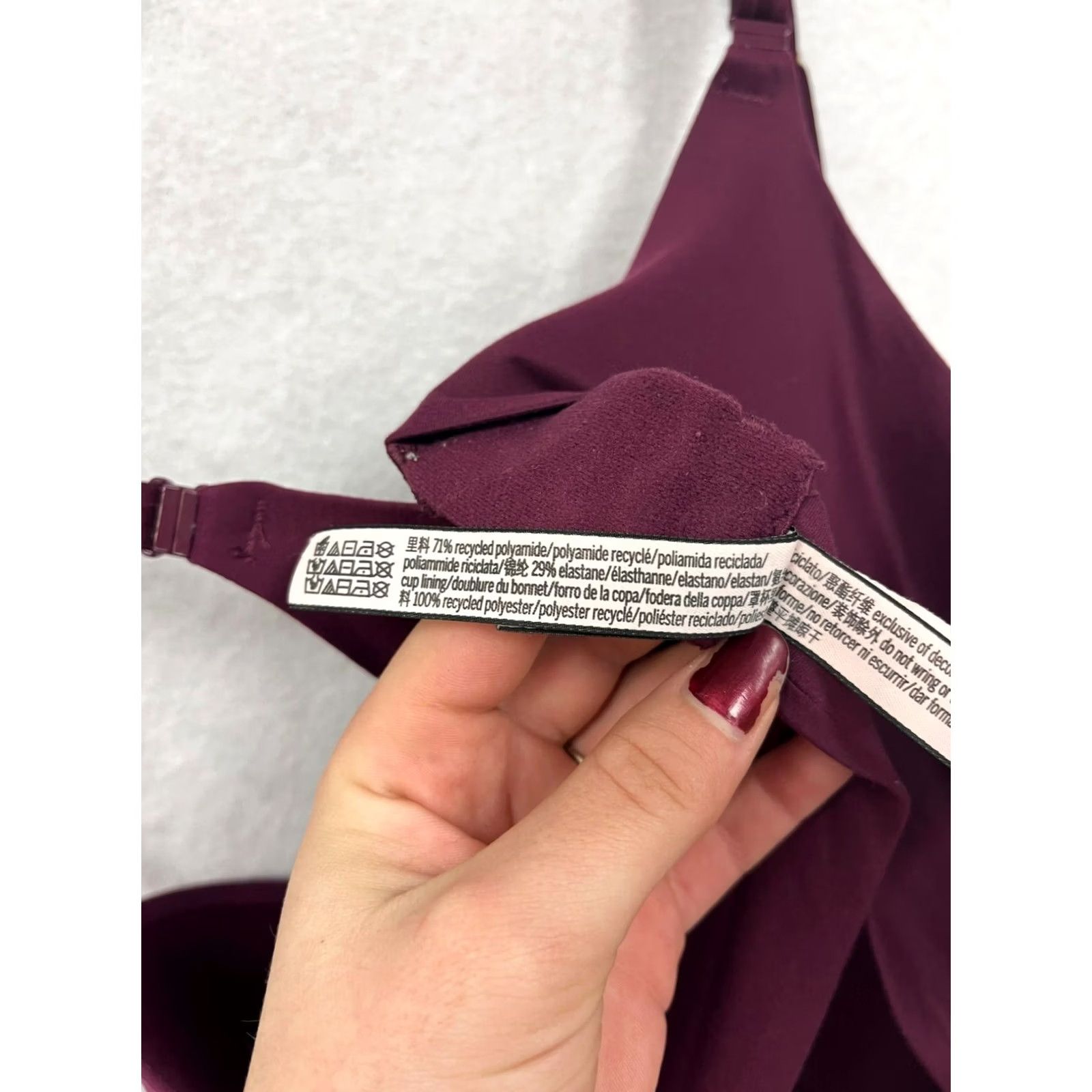 Victoria's Secret Victoria's Secret Women Bra Push Up Burgundy 38C Size ONE SIZE - 5 Thumbnail