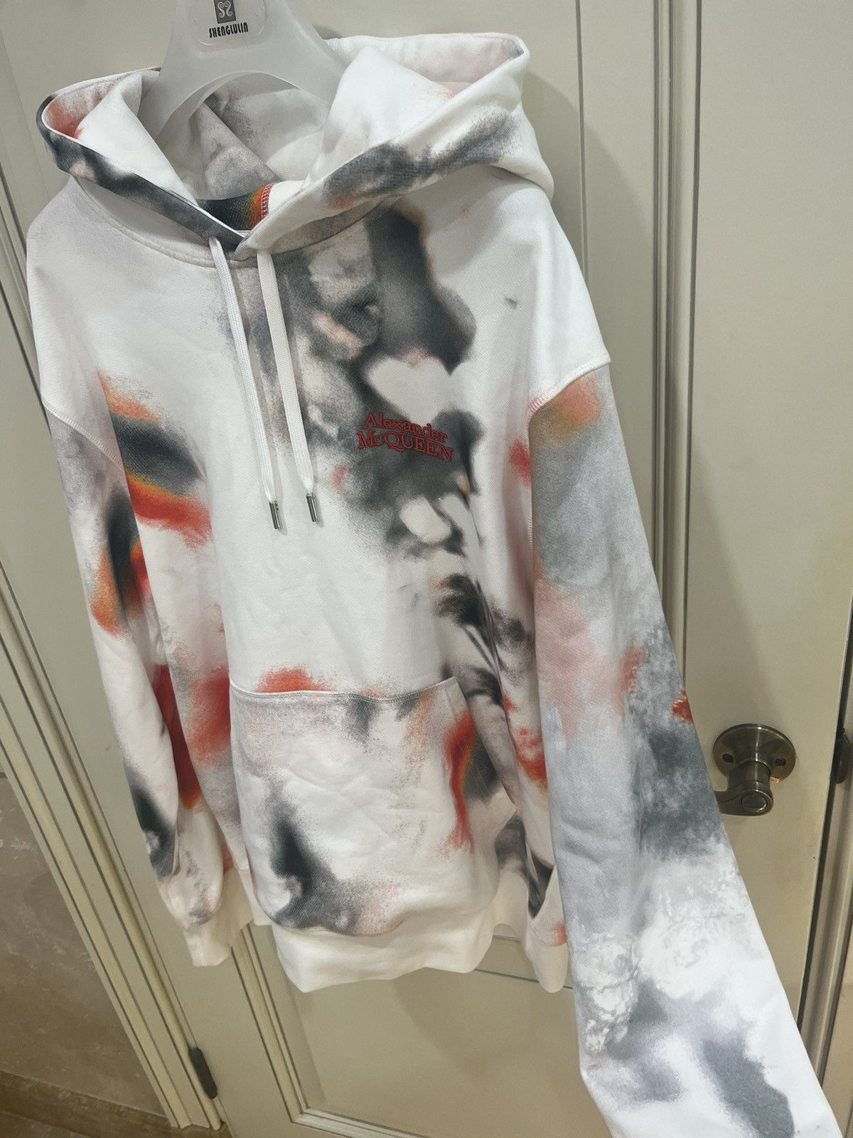Alexander McQueen Obscured Floral hooded sweatshirt size m Size US M / EU 48-50 / 2 - 9 Thumbnail