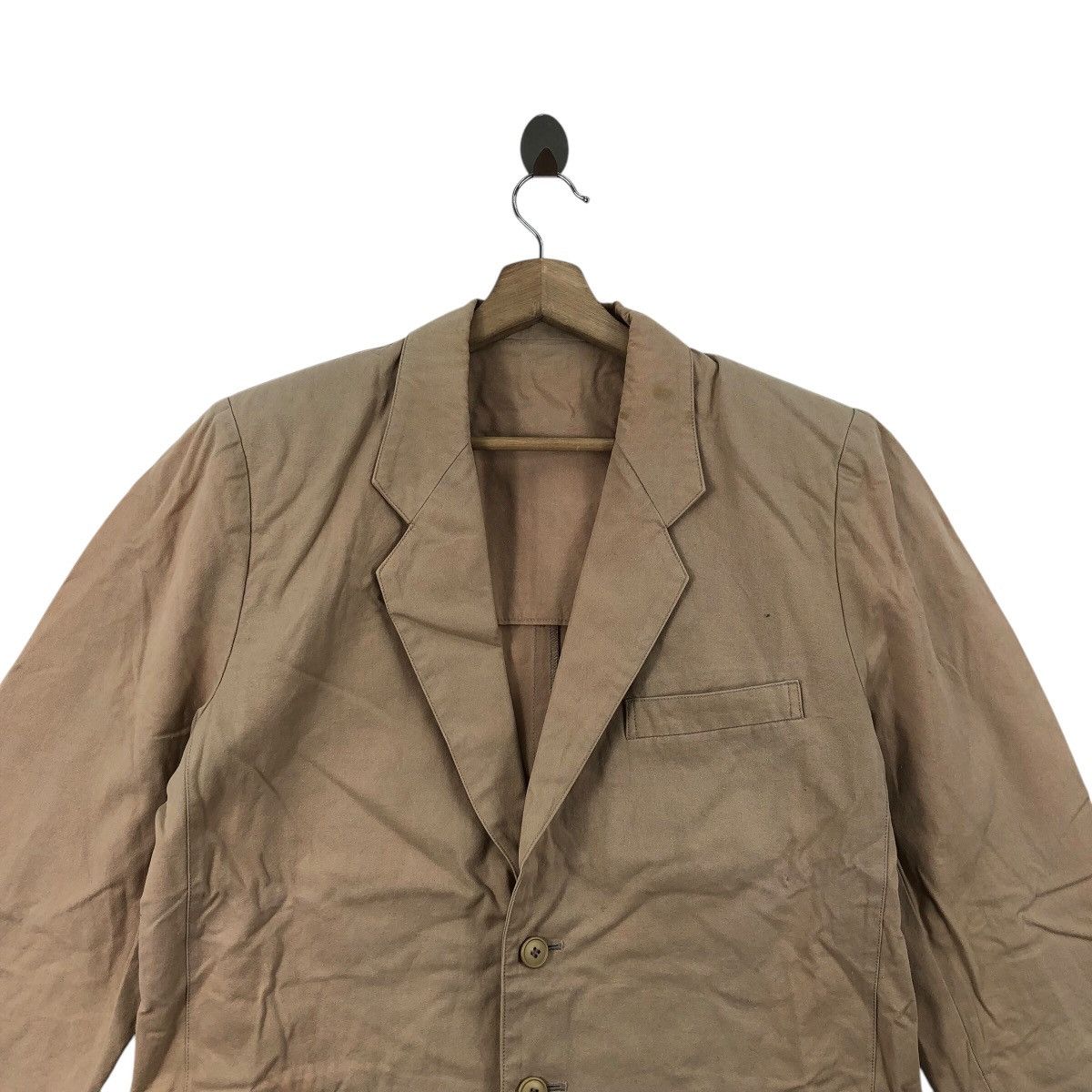 Issey Miyake Vintage I.S. ISSEY MIYAKE Japan Button Peacoat Jacket Size 42R - 2 Thumbnail