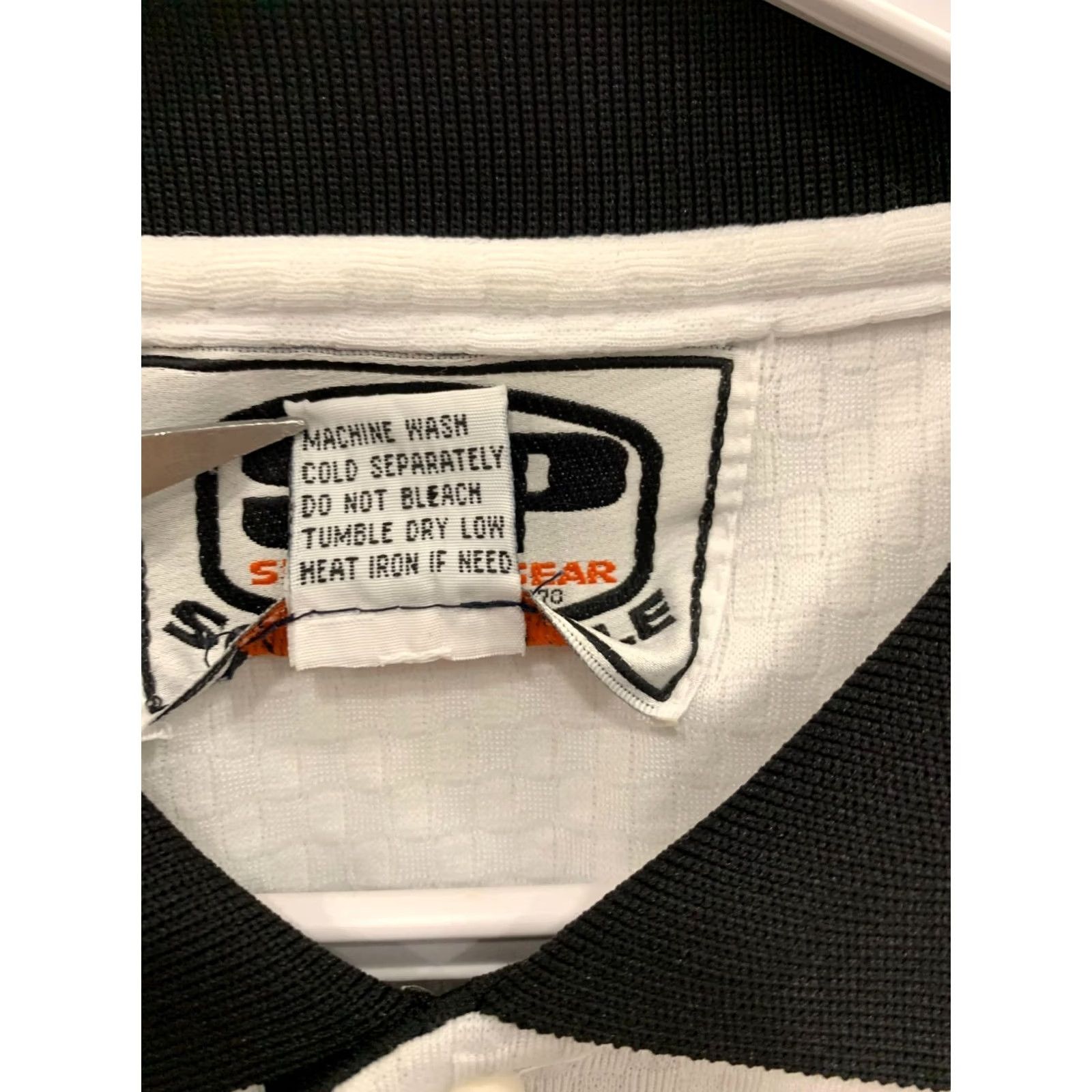 Southpole VINTAGE Southpole Polo Shirt Men’s XL Black White Orange Sporting Gear Y2K Size US XL / EU 56 / 4 - 5 Thumbnail