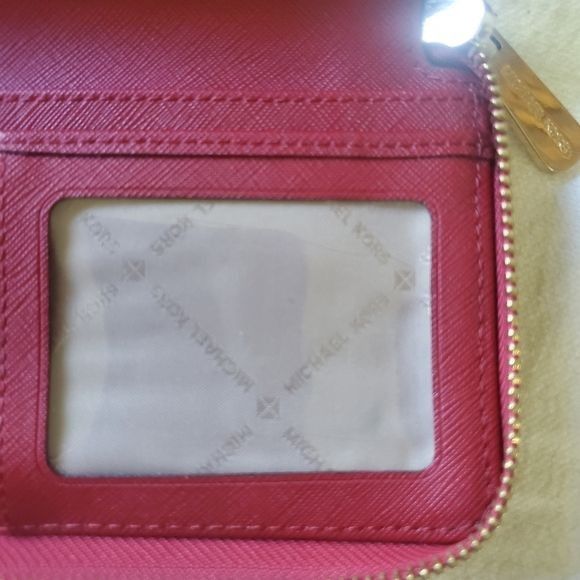 Michael Kors Michael Kors Red Zip Wallet Size ONE SIZE - 7 Thumbnail