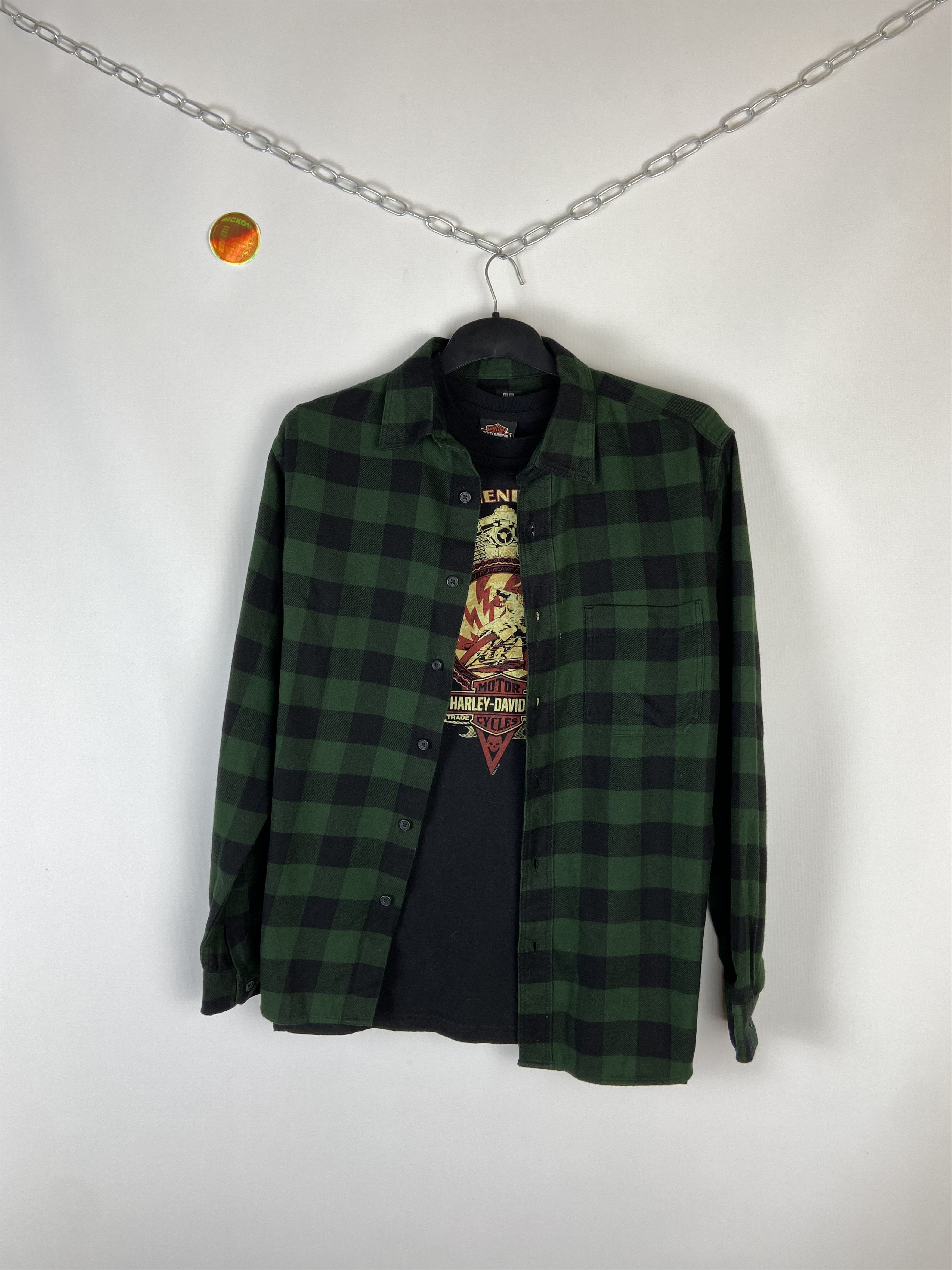 Flannel Flannel Uniqlo Vintage Mens Shirt Size US M / EU 48-50 / 2 - 3 Thumbnail