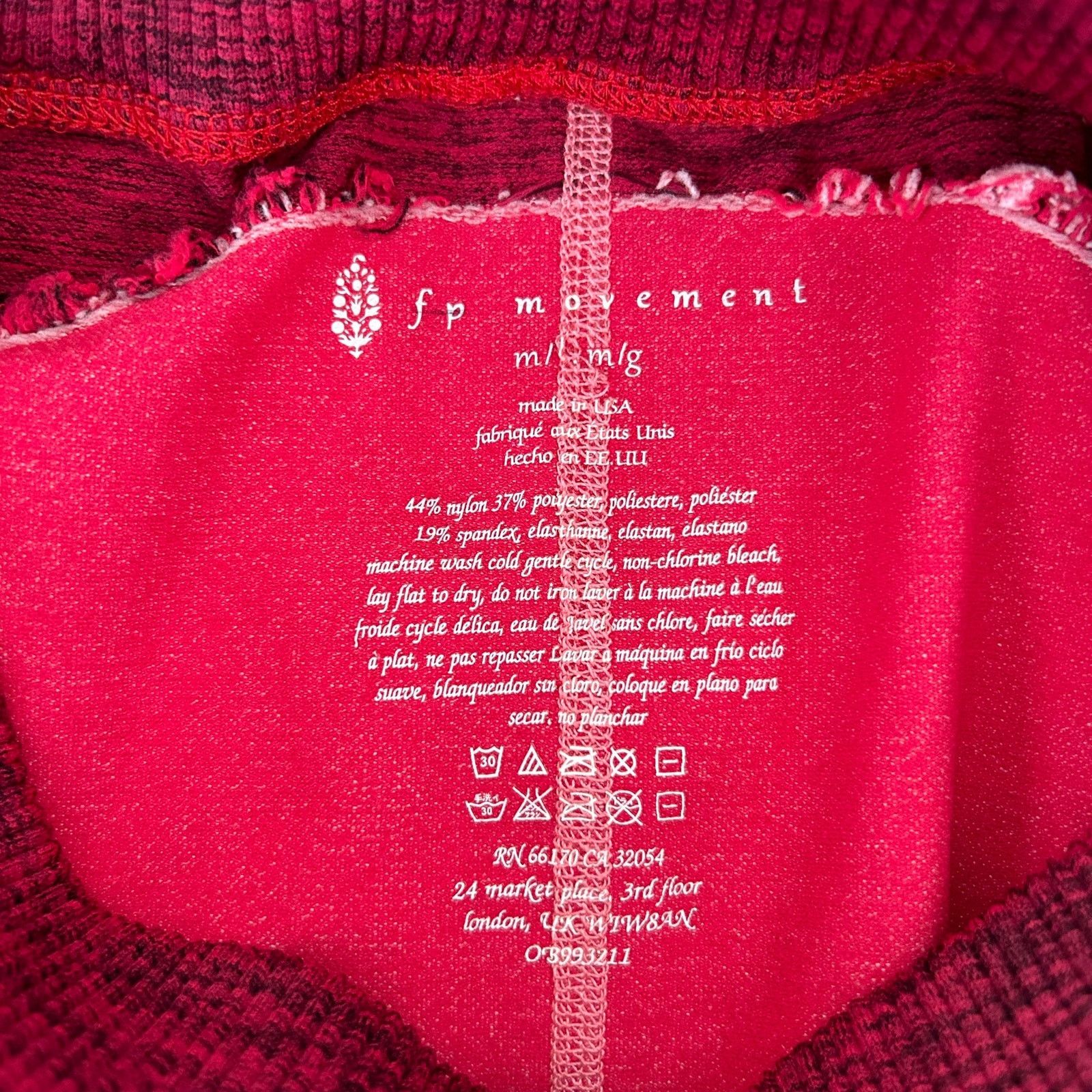 Free People Free People Movement Pink Pop Life Leggings Sz M Size 30" / US 8 / IT 44 - 2 Thumbnail