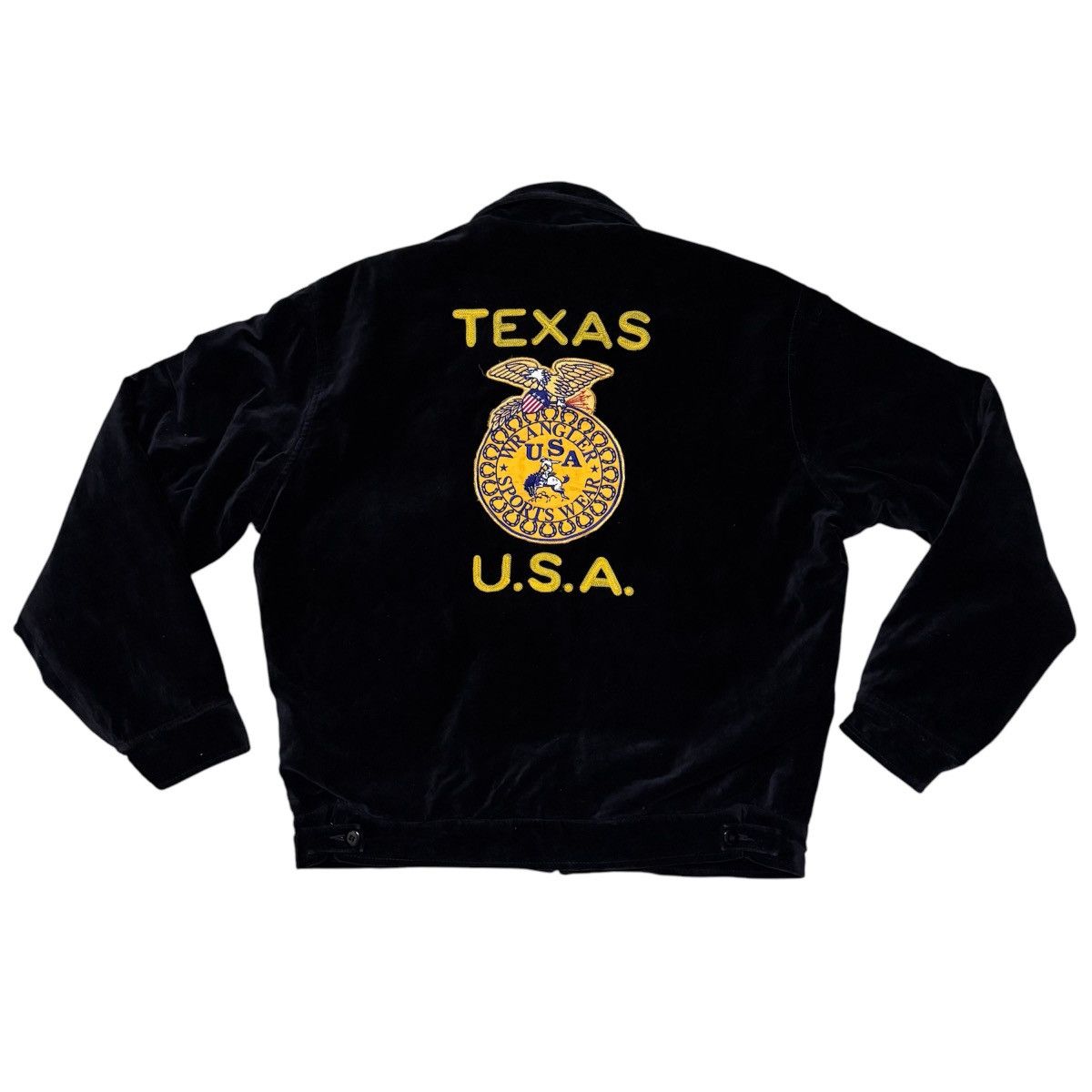 Wrangler Vintage Wrangler FFA Style Jacket Big Logo Size L Size US L / EU 52-54 / 3 - 1 Thumbnail