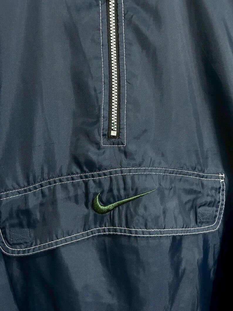 Nike Vintage 90s Nike Half Zip Jacket size L Size US L / EU 52-54 / 3 - 2 Thumbnail