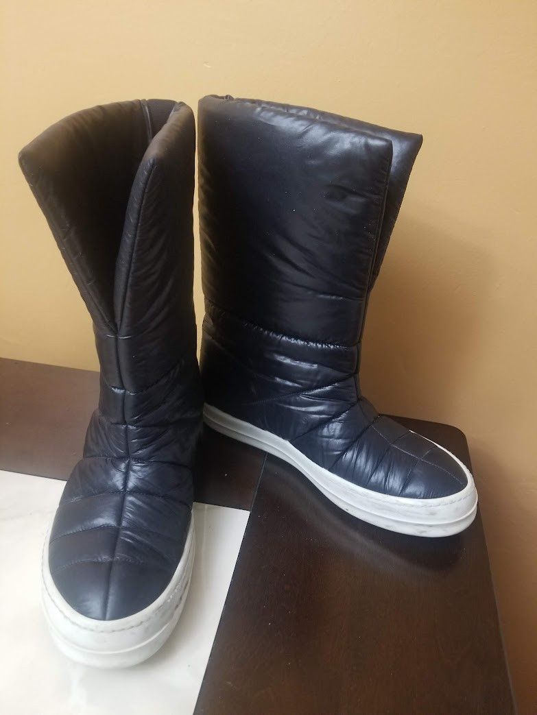 靴 Rick Owens rick owensGeth Puffer 40 Rick Owens Geth puffer slides for Men - Black in UAE | Level