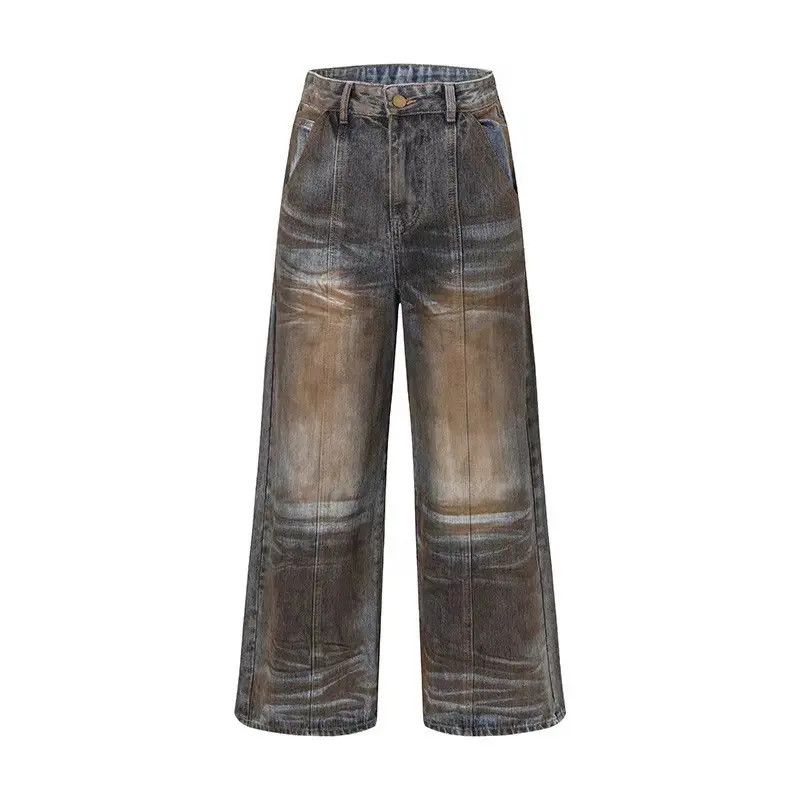Japanese Brand × Jean Vintage Hip Hop Casual Street Tie-Dye Jeans Size US 31 - 1 Thumbnail