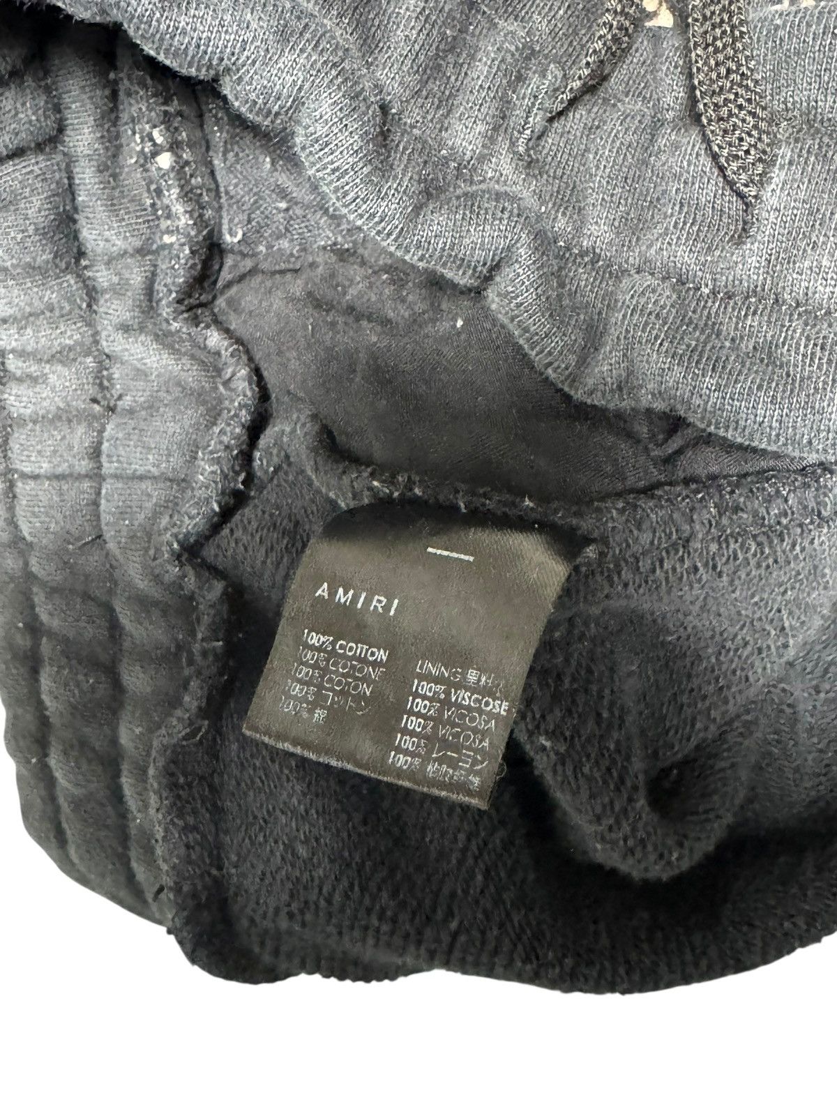 Amiri Amiri Bandana Black Beach Shorts Size US 34 / EU 50 - 4 Thumbnail