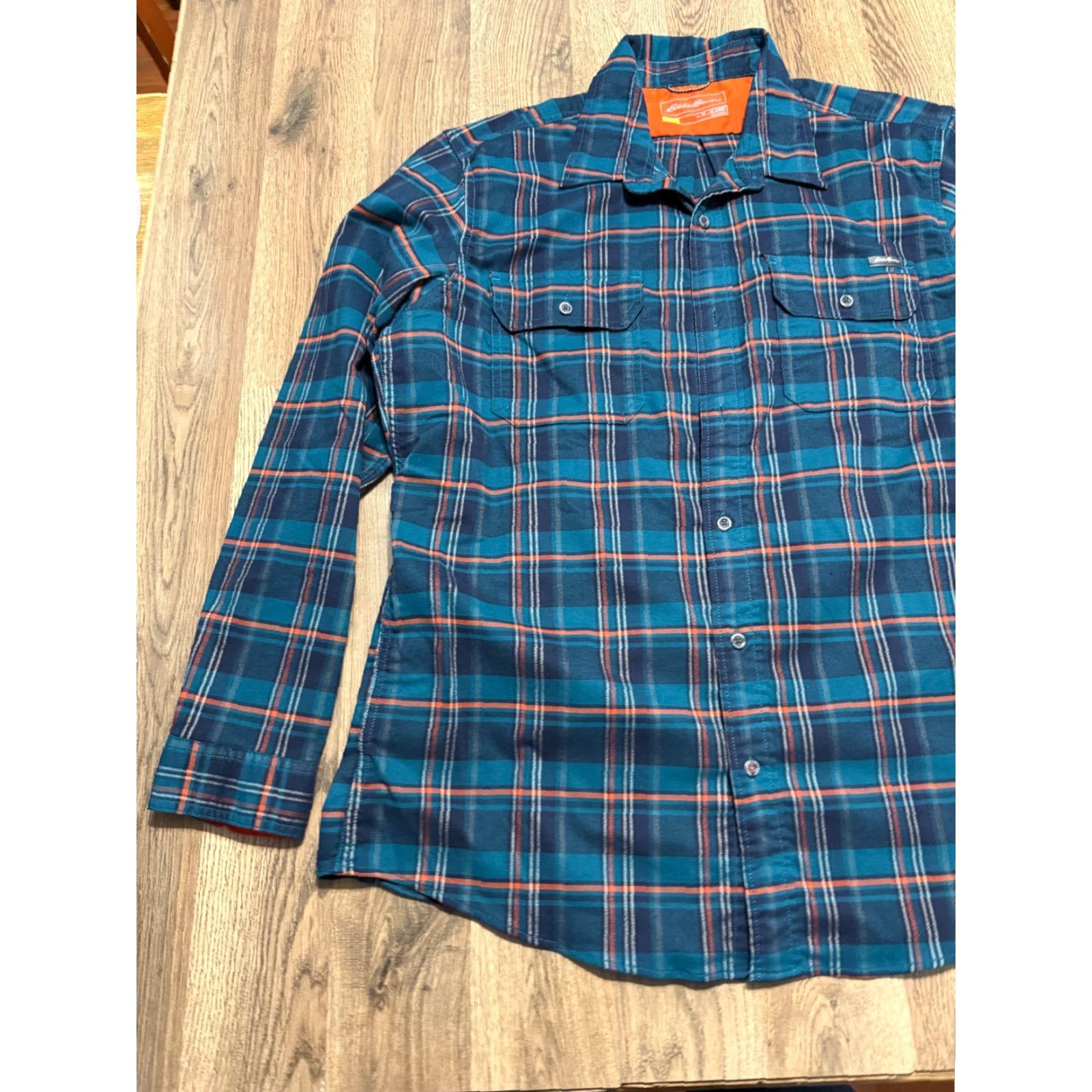 Eddie Bauer Eddie Bauer Shirt Men's XL Blue Plaid Button-Up Classic Fit Shirt Size US XL / EU 56 / 4 - 3 Thumbnail