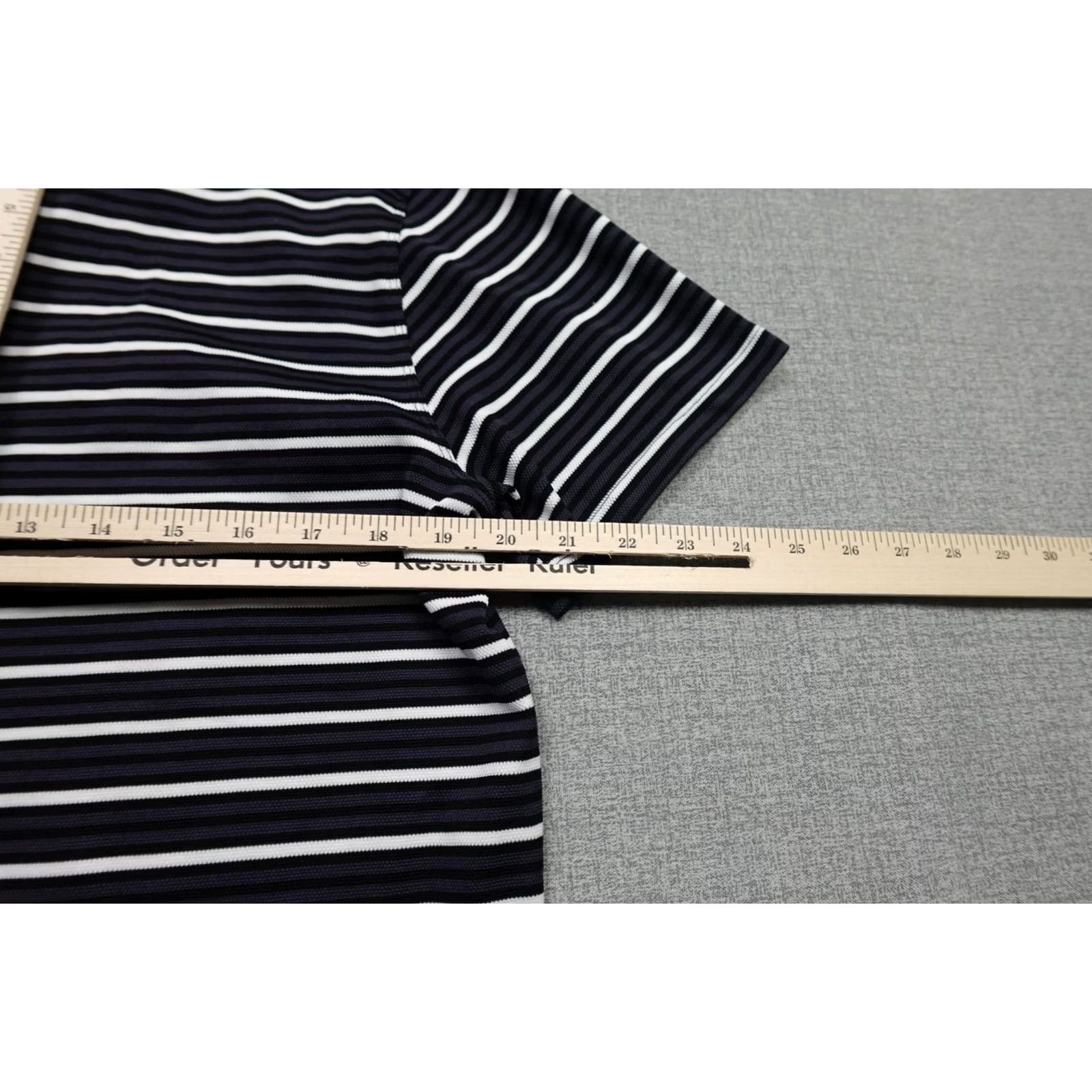 Nike Nike Dri-FIT Polo Mens Large Blue Stripe Golf Whistling Straits Performance Shirt Size US L / EU 52-54 / 3 - 6 Thumbnail