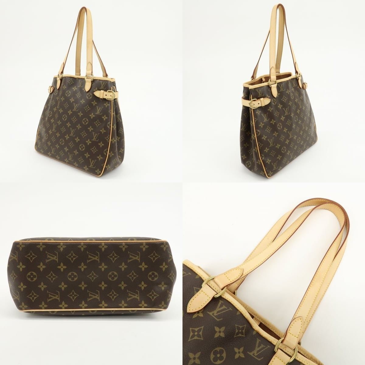 Louis Vuitton Louis Vuitton Monogram Batignolles Brown Tote Size ONE SIZE - 3 Thumbnail