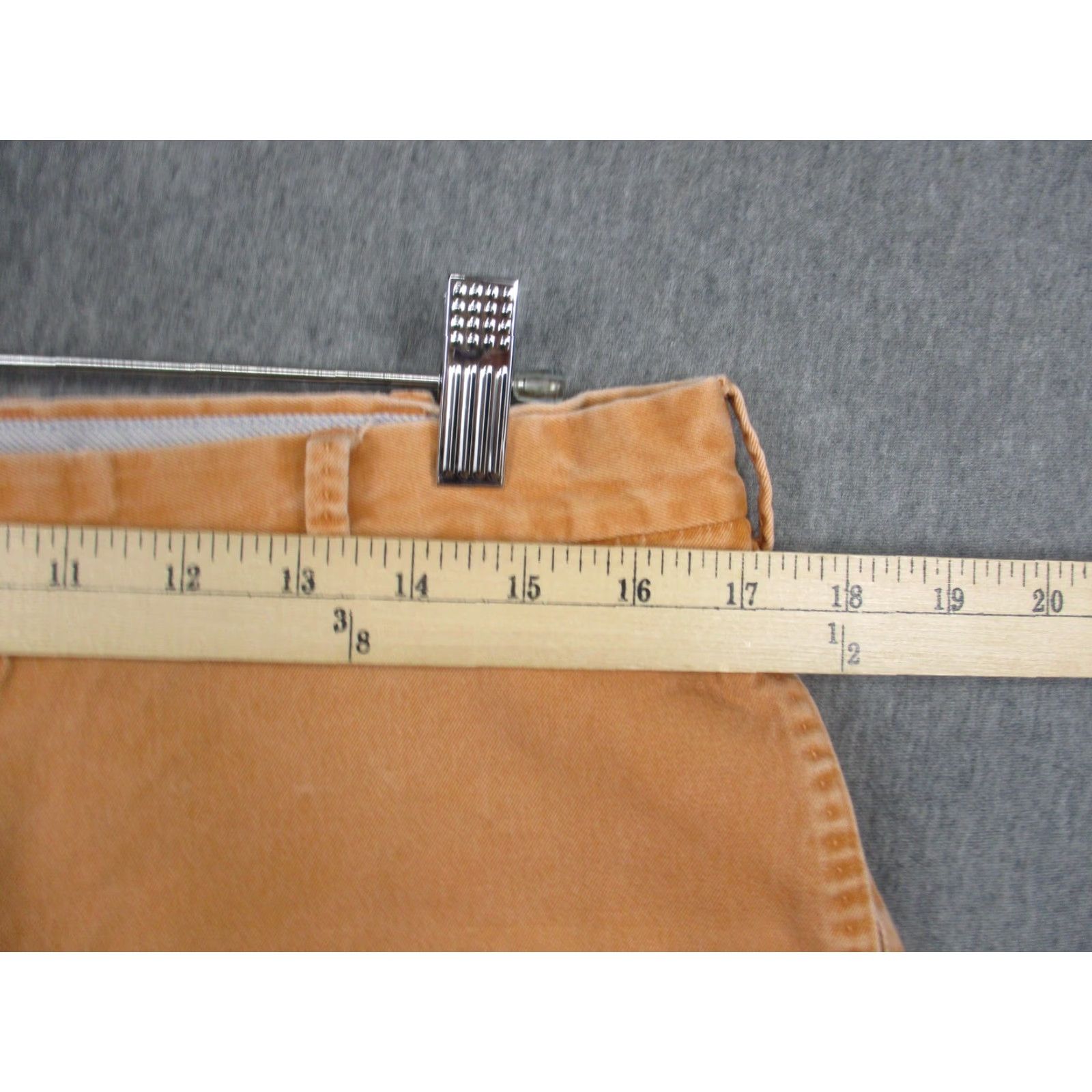 Peter Millar Peter Millar Shorts Mens 34 Orange Pima Cotton Flat Front Summer Casual Golf Shirts? Size US 34 / EU 50 - 3 Thumbnail