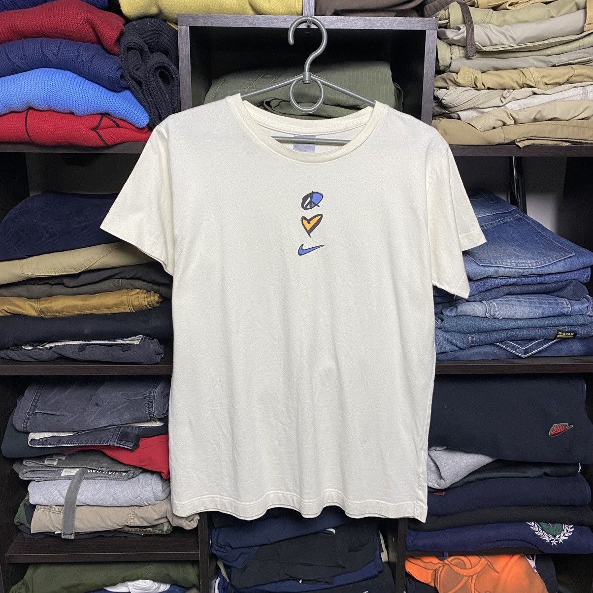 Nike Vintage Nike Centre Swoosh 90’s streetwear y2k tee size L Size L / US 10 / IT 46 - 1 Thumbnail