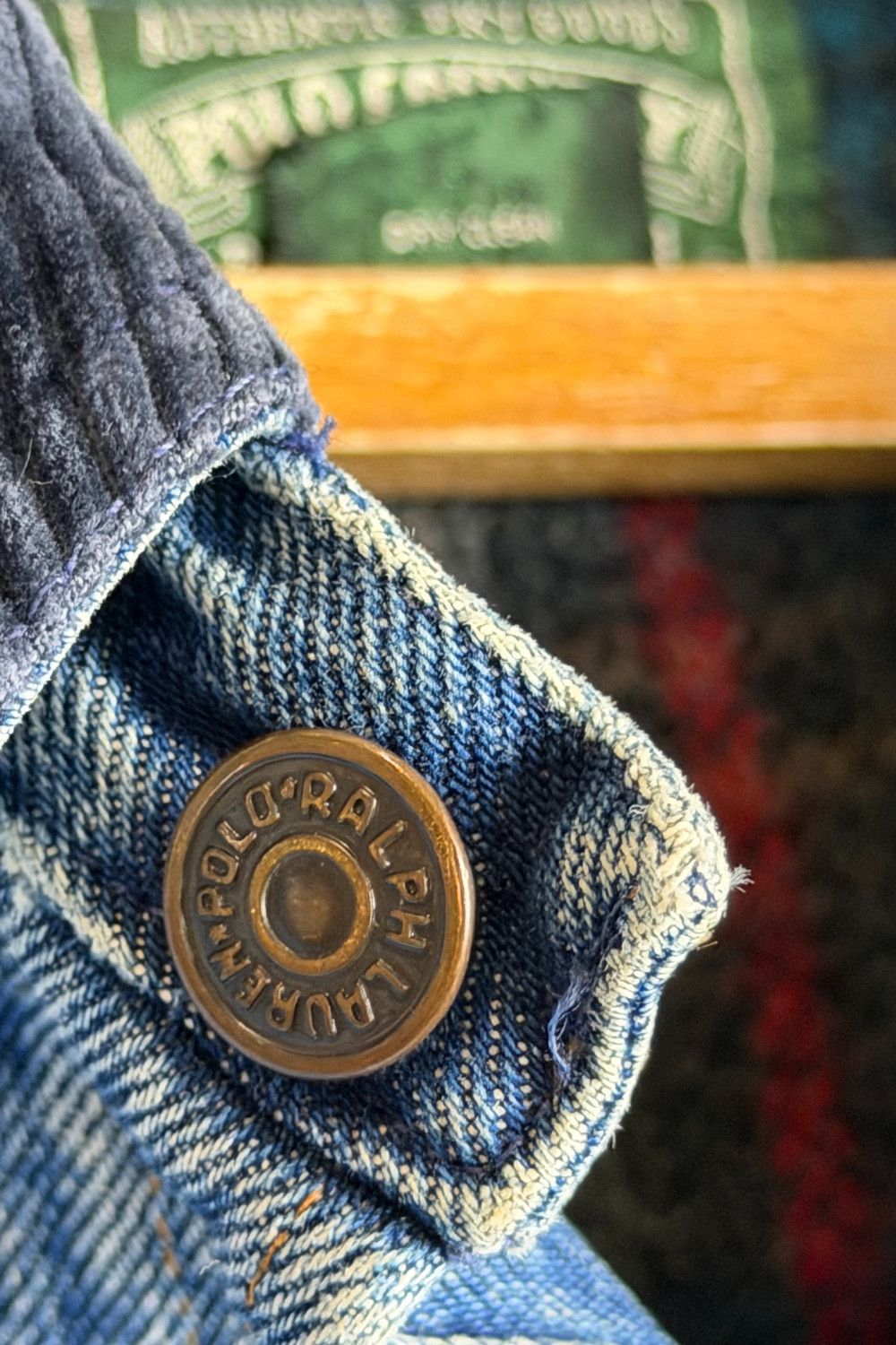 Polo Ralph Lauren AW92 Polo Country Ralph Lauren USA Wool-Lined Denim Field Size US XL / EU 56 / 4 - 11 Thumbnail