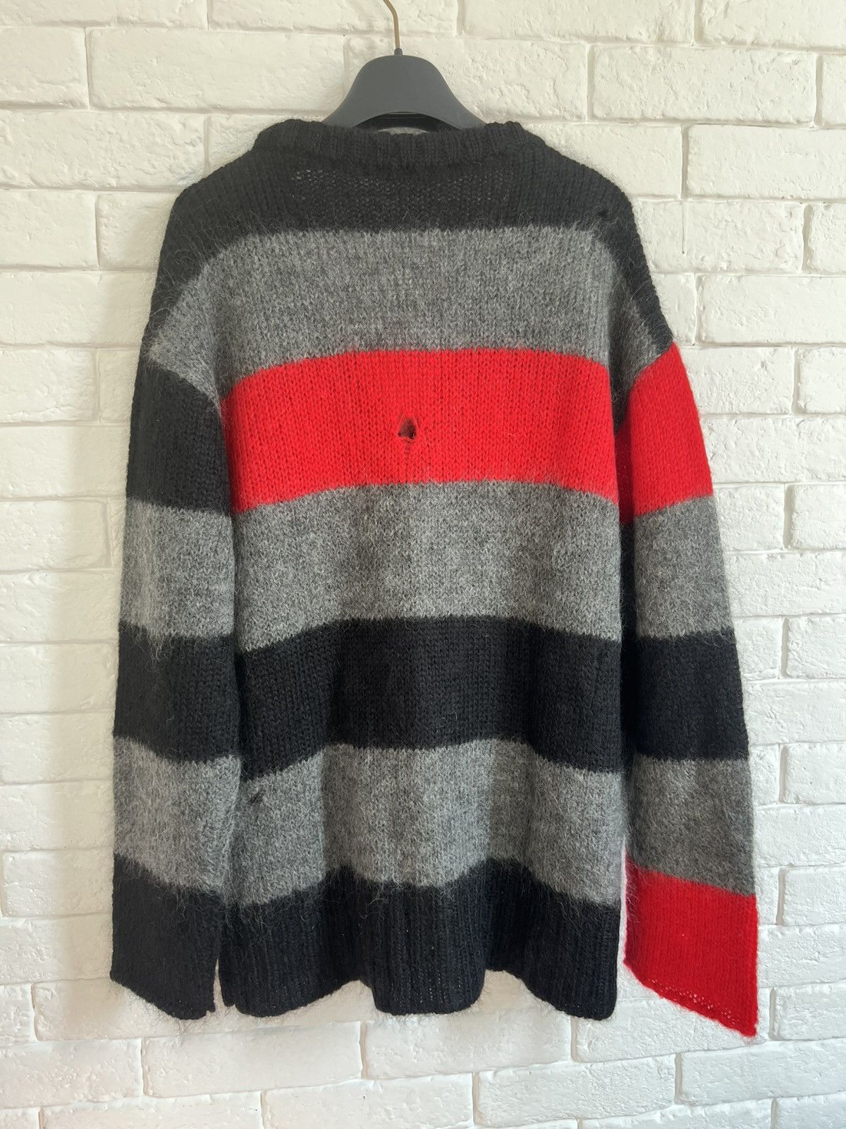 Miu Miu Miu Miu Mohair Distressed cardigan grunge Kurt Cobain Size US M / EU 48-50 / 2 - 9 Thumbnail