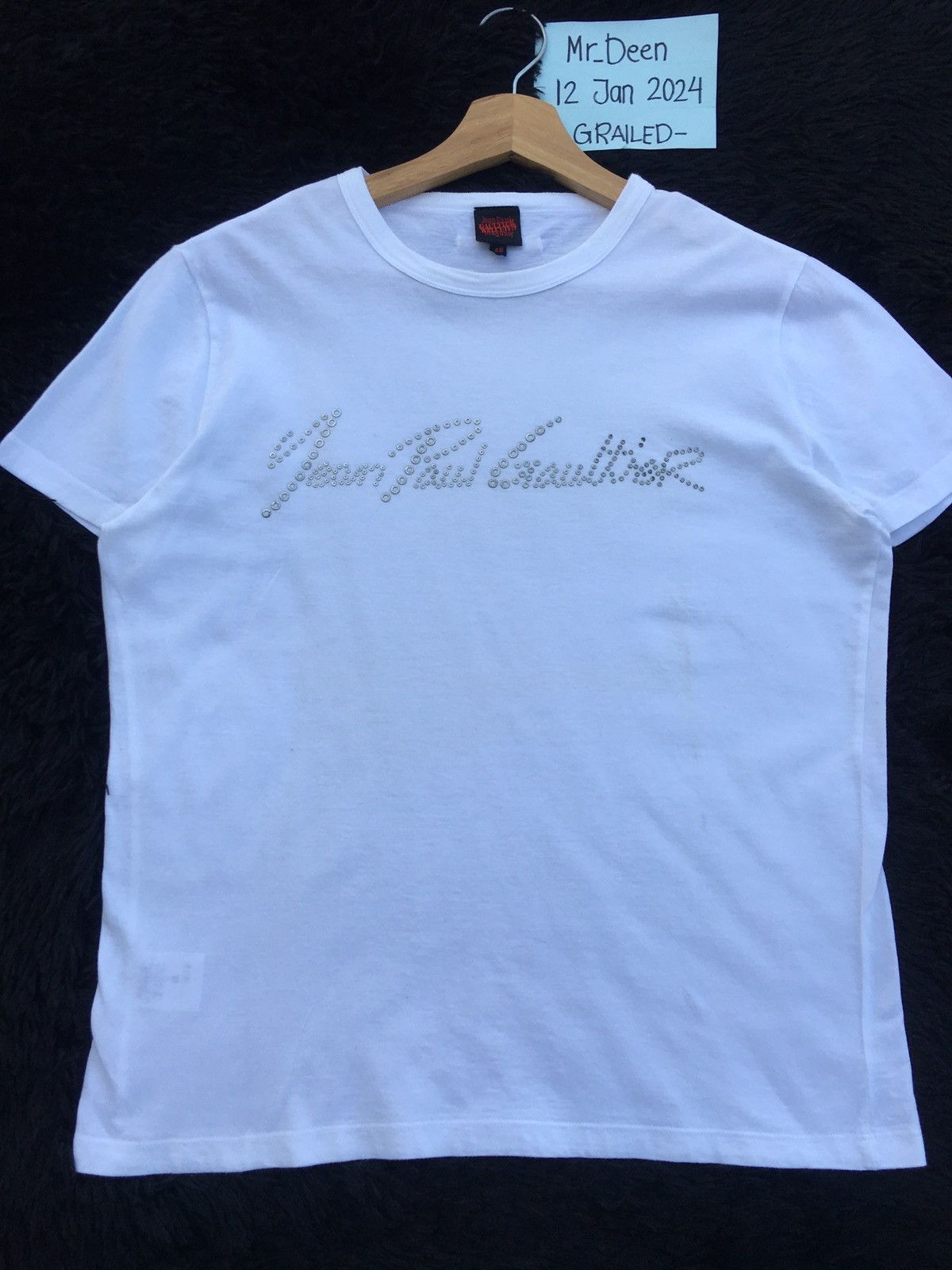 Jean Paul Gaultier Rare Jean Paul Gaultier Spellout Tshirt Size US M / EU 48-50 / 2 - 5 Thumbnail