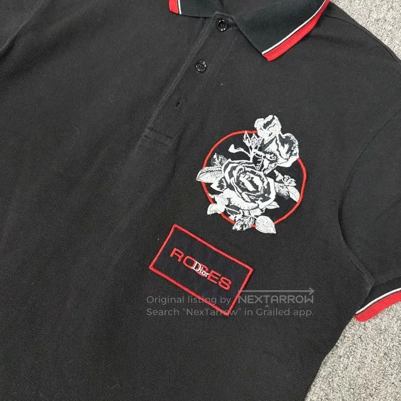 Dior Dior Black Cotton Men's Polo Shirt . Size US M / EU 48-50 / 2 - 3 Thumbnail