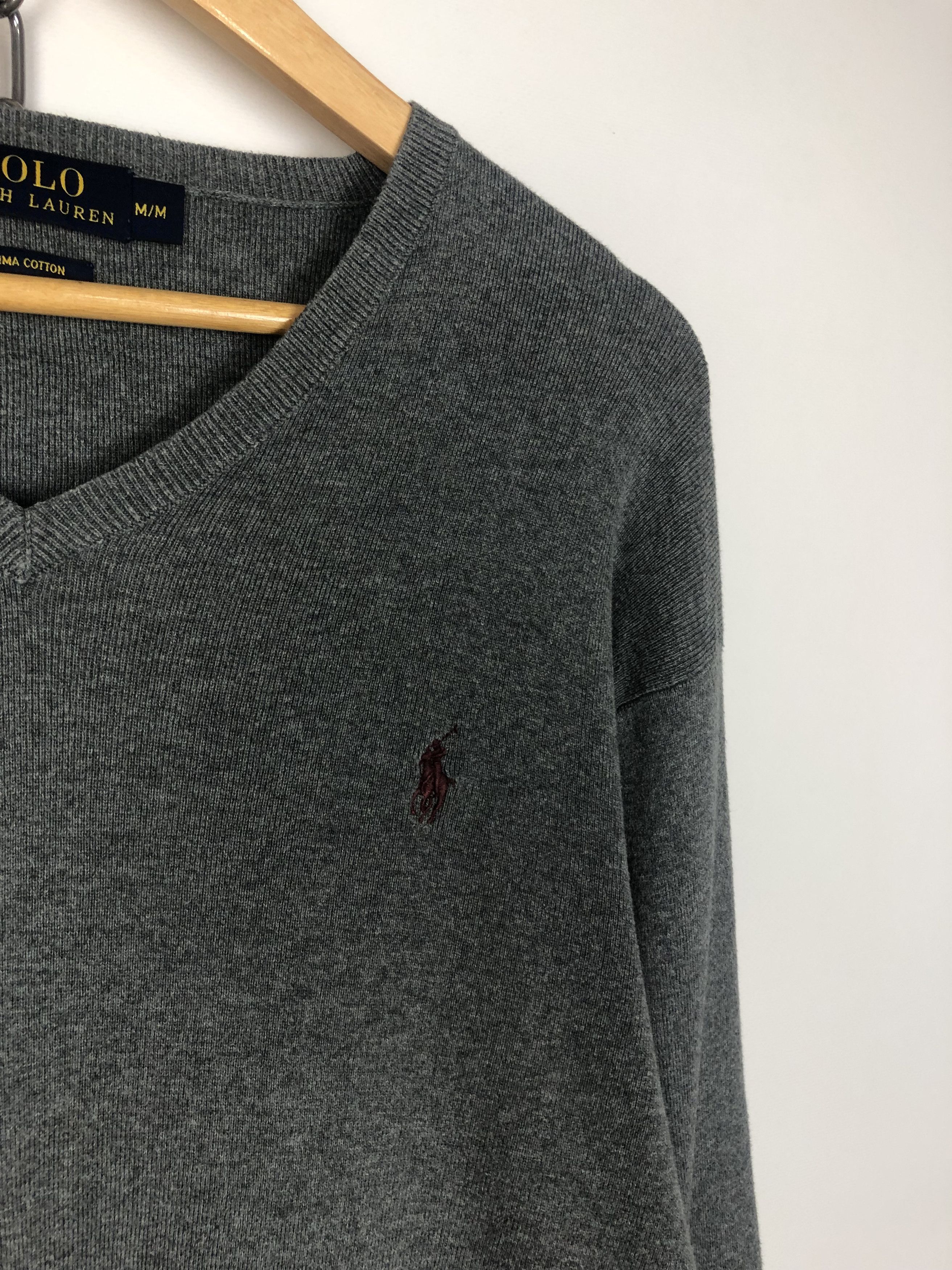 Polo Ralph Lauren Polo Ralph Lauren Sweater Grey Pullover size M Size US M / EU 48-50 / 2 - 4 Thumbnail