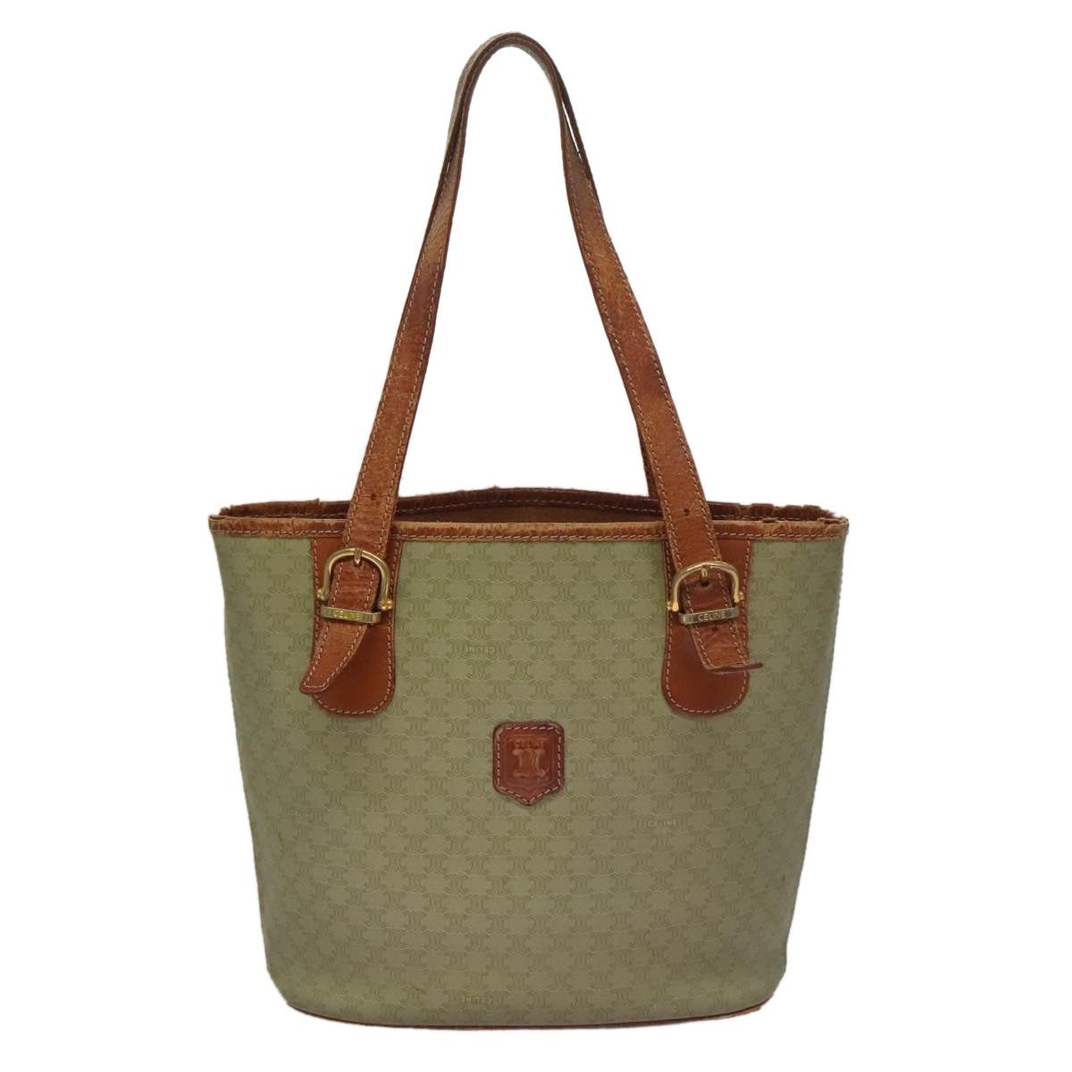 Celine CELINE Macadam Canvas Tote Bag Beige Size ONE SIZE - 2 Thumbnail