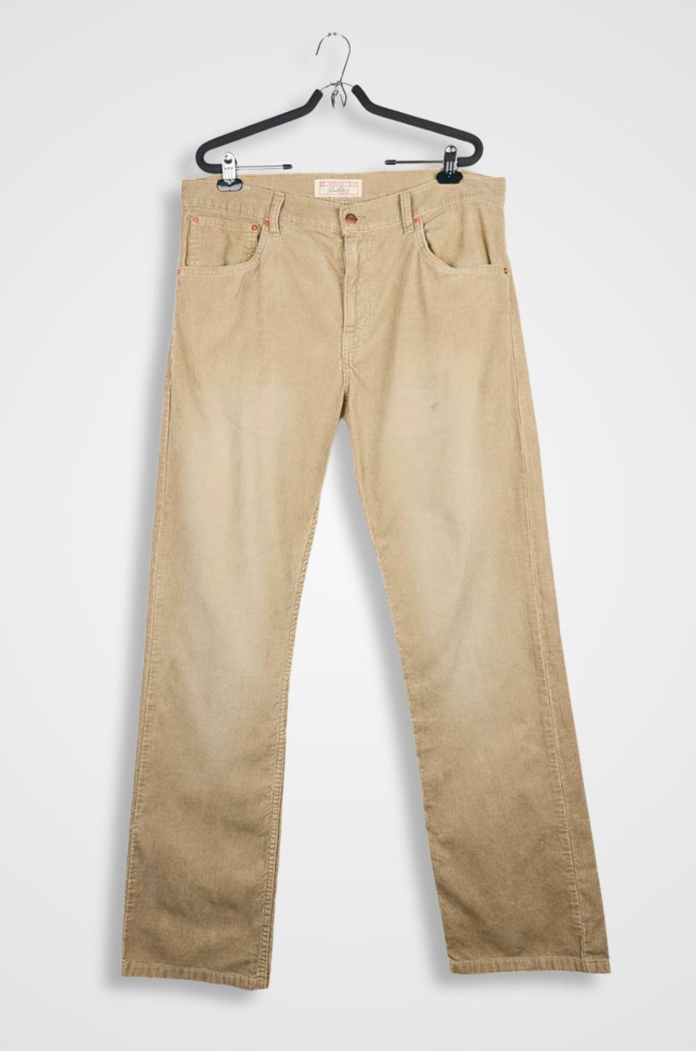 Levi's Levi’s Signature Beige Corduroy Pants – Straight Fit 33x34 Size US 33 - 1 Thumbnail