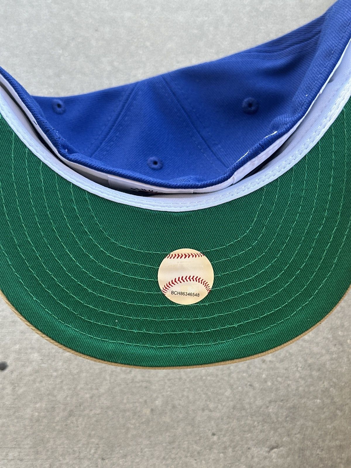 MLB × New Era Brooklyn Dodgers Jackie Robinson Two Tone Fitted Hat 7 1/4 Size ONE SIZE - 3 Thumbnail