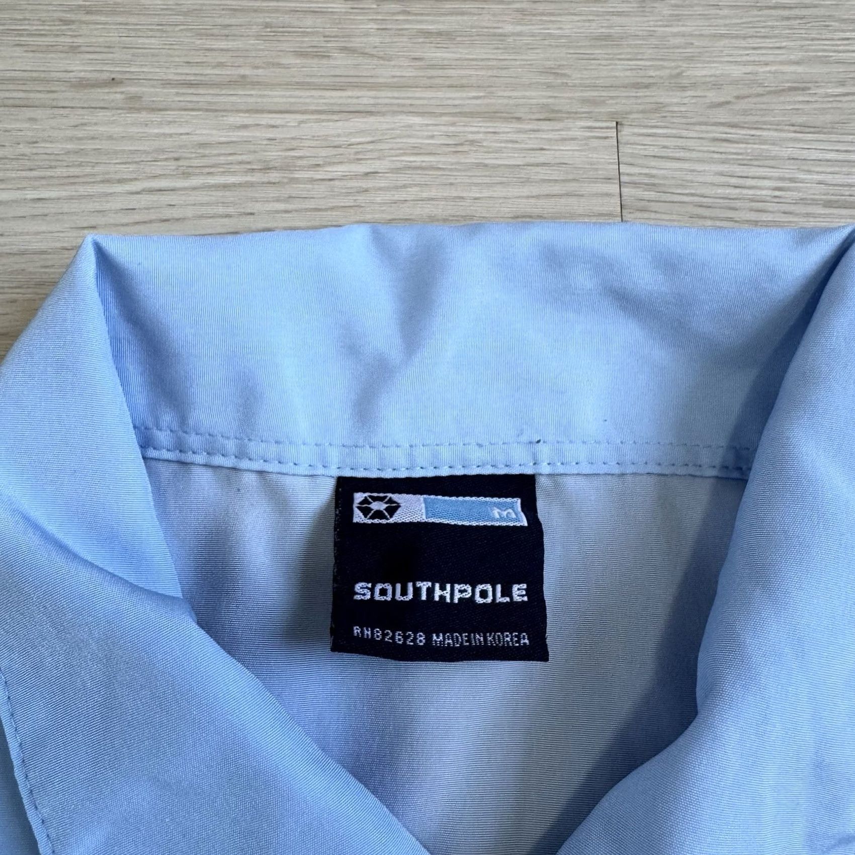 Southpole VINTAGE Southpole Shirt Mens M Blue DJ Rap Button Up Skater Hip Hop Retro Y2K Mens Size US M / EU 48-50 / 2 - 4 Thumbnail