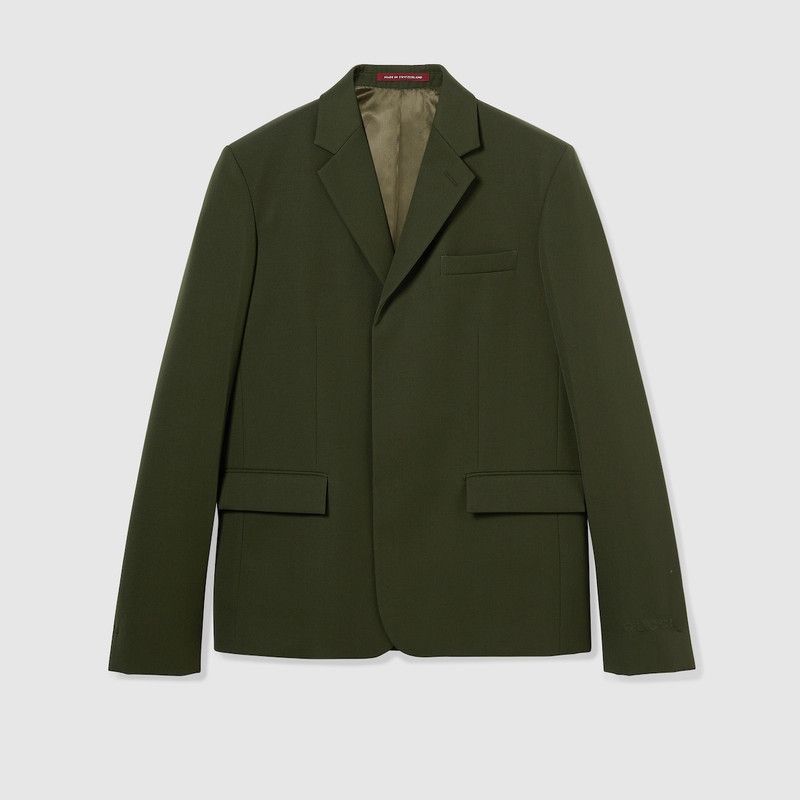 Gucci o1loc1c1125 813982 Embossed Wool Gabardine Jacket Size US S / EU 44-46 / 1 - 1 Thumbnail