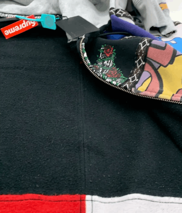 Supreme Supreme FW25 Multi Panel Patchwork Hooded Sweatshirt Size US L / EU 52-54 / 3 - 4 Thumbnail