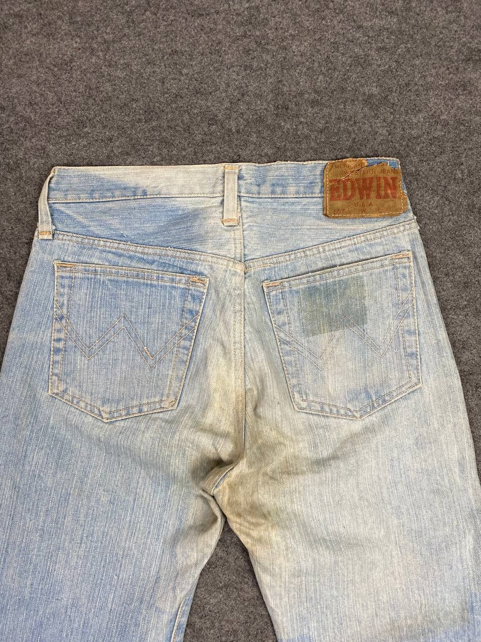 Edwin vintage edwin union made half selvedge denim scovill zipper Size US 30 / EU 46 - 3 Thumbnail