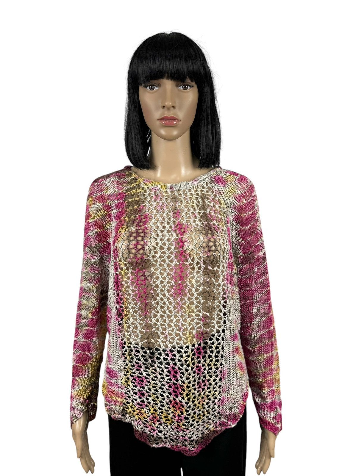 Zadig & Voltaire Zadig & Voltaire Linen Knit Mesh Jumper Multicolor size S Size S / US 4 / IT 40 - 1 Thumbnail