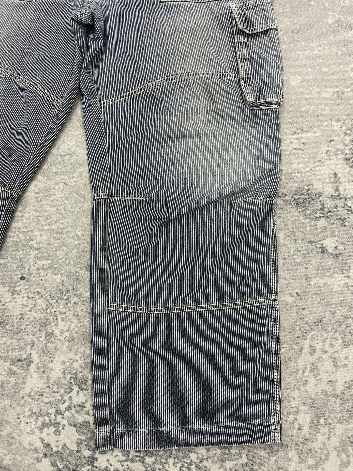 Japanese Brand Dogman Hickory Stripe Multipocket Cargo Tactical Pants s11 Size US 38 / EU 54 - 3 Thumbnail