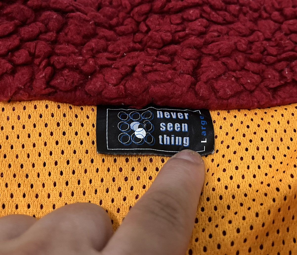 Japanese Brand Never Seen Thing Deep Pile Fleece Jacket Retro X Size US L / EU 52-54 / 3 - 5 Thumbnail