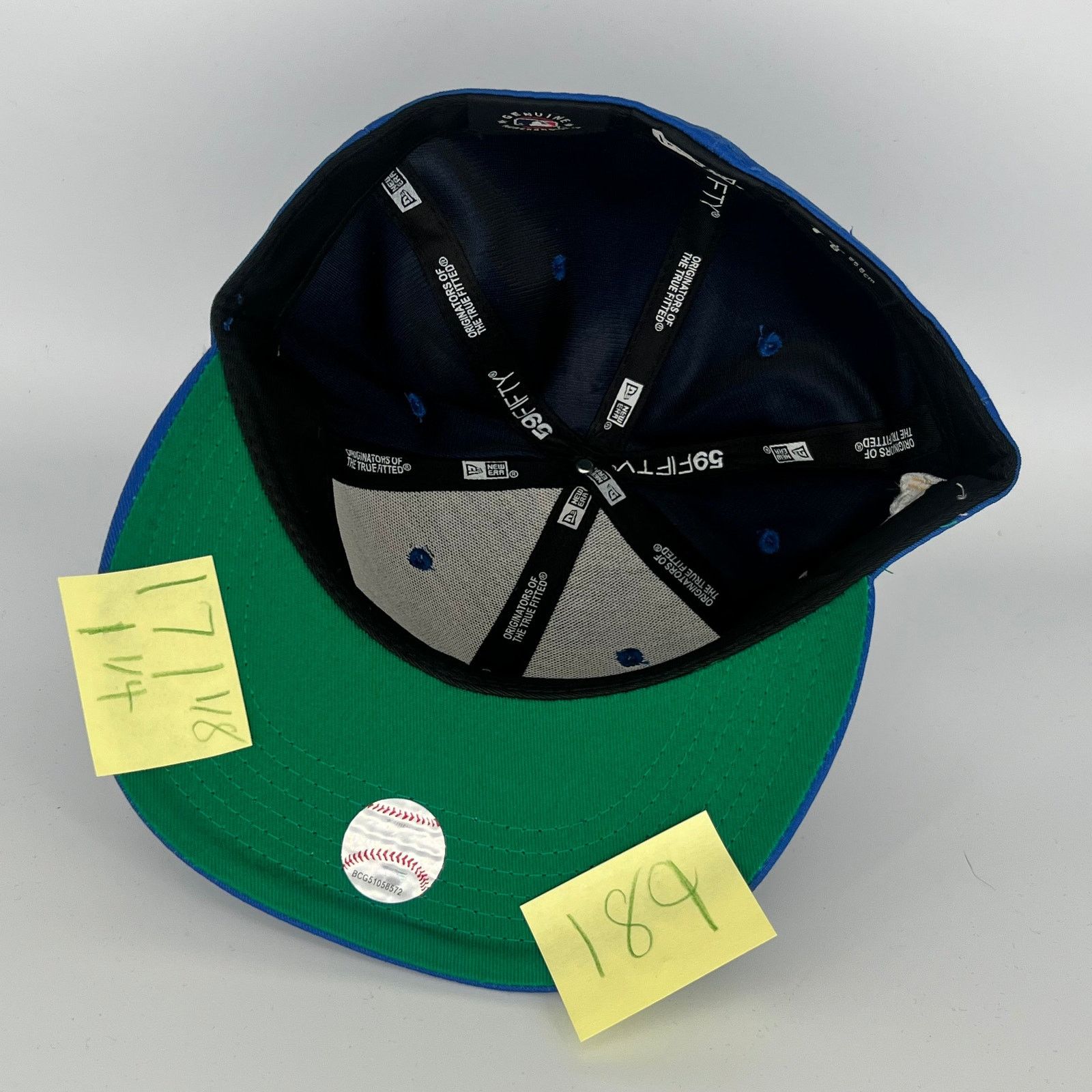 New Era Size 7 Blue Los Angeles Dodgers 75 Years Jackie Robinson Size ONE SIZE - 4 Thumbnail