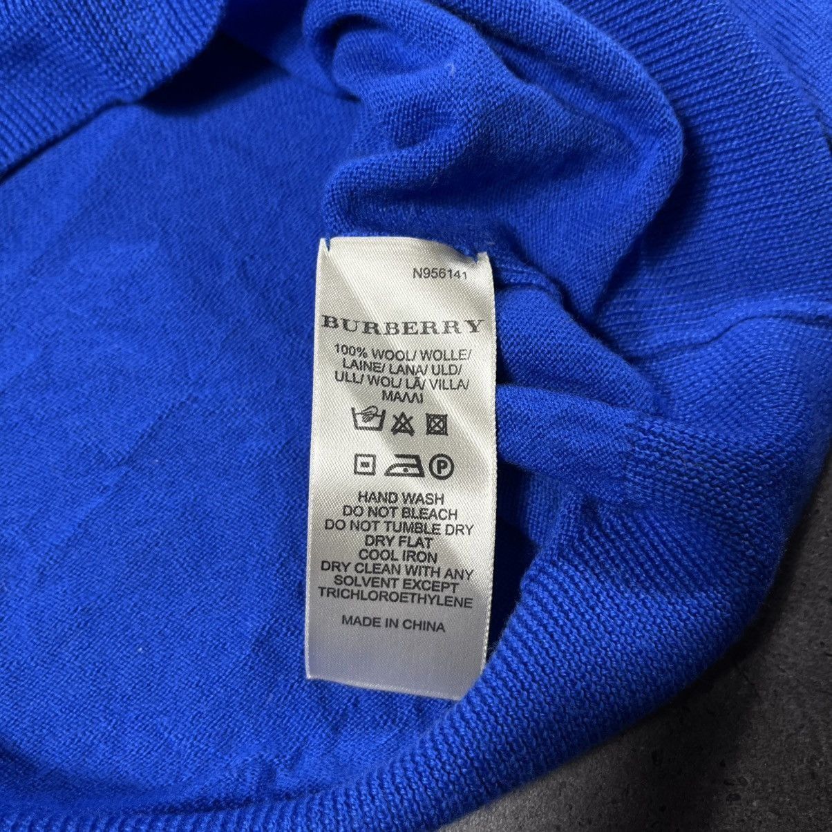 Burberry Burberry 00s Vintage Small Pony Wool Knit Sweater Old Money Size US XL / EU 56 / 4 - 10 Thumbnail