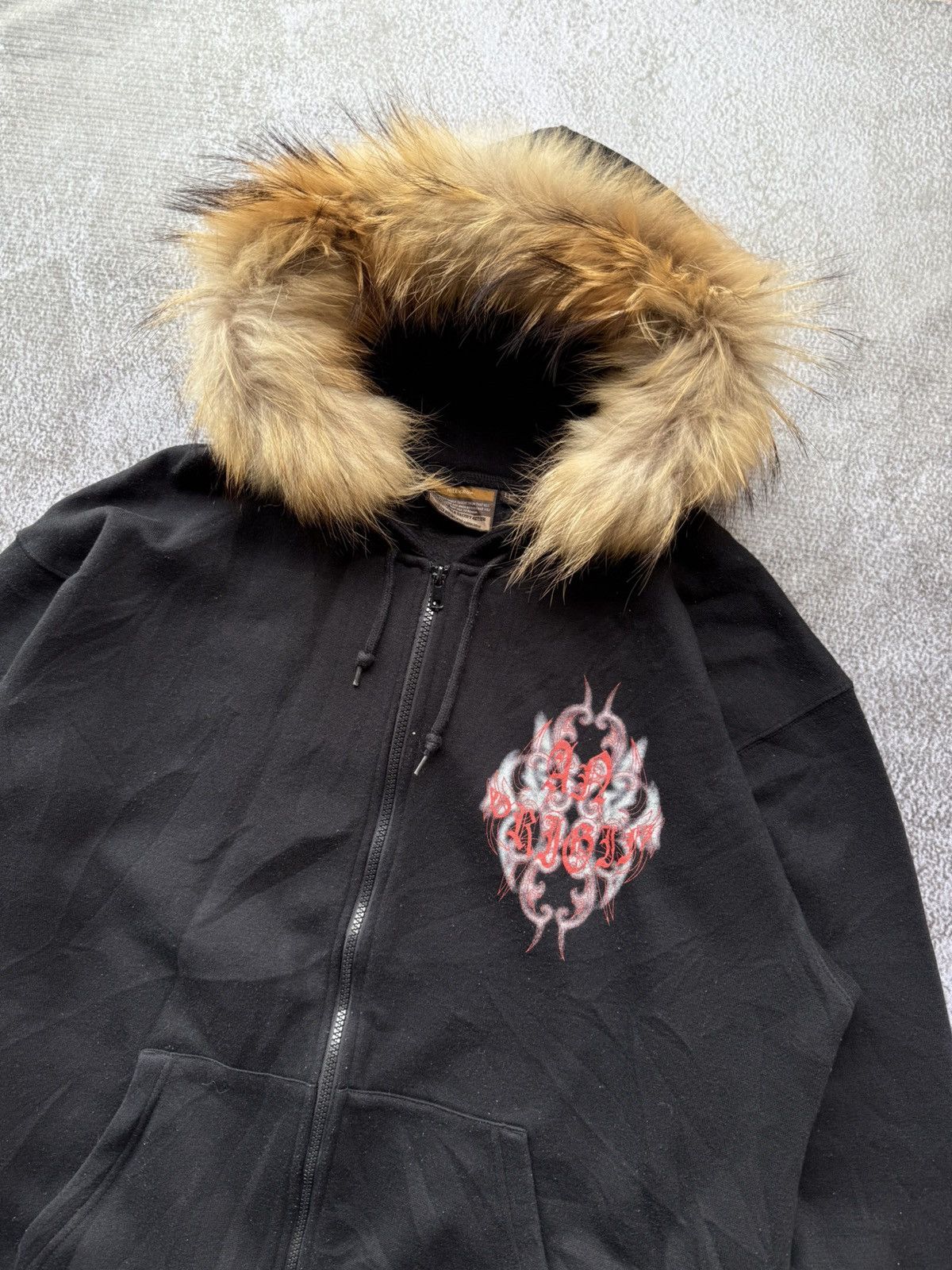 Japanese Brand Japanese fur hoodie ifsixwasnine style Size US L / EU 52-54 / 3 - 5 Thumbnail
