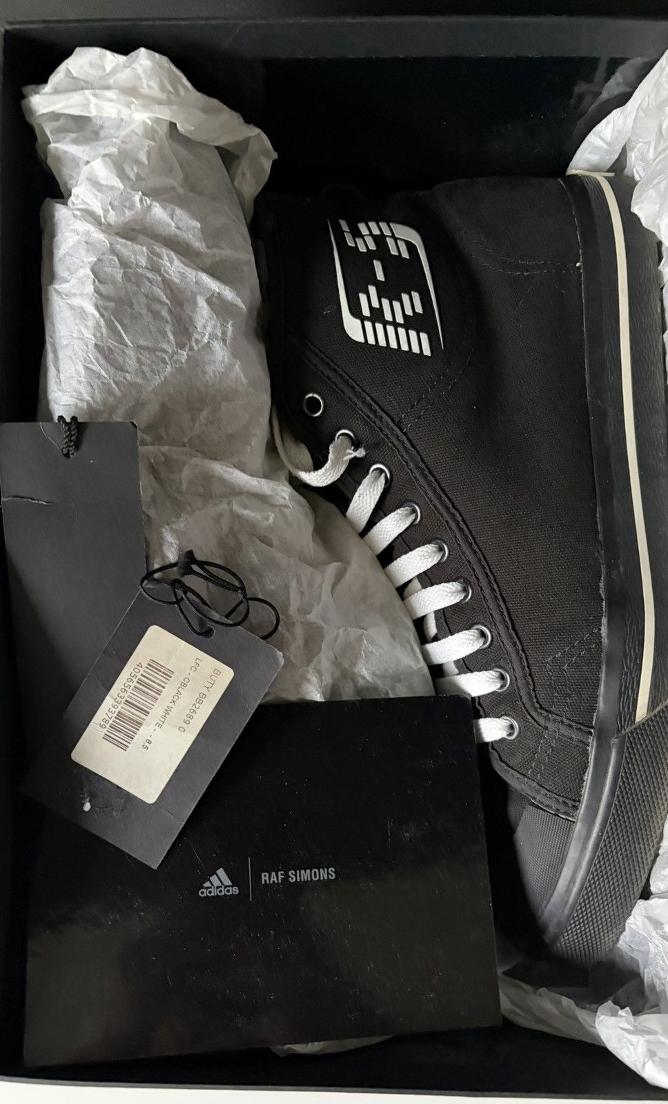 Adidas × Raf Simons Archive Raf Simons Matrix Spirit High - Black/ White - US 9 Size US 9 / EU 42 - 9 Thumbnail