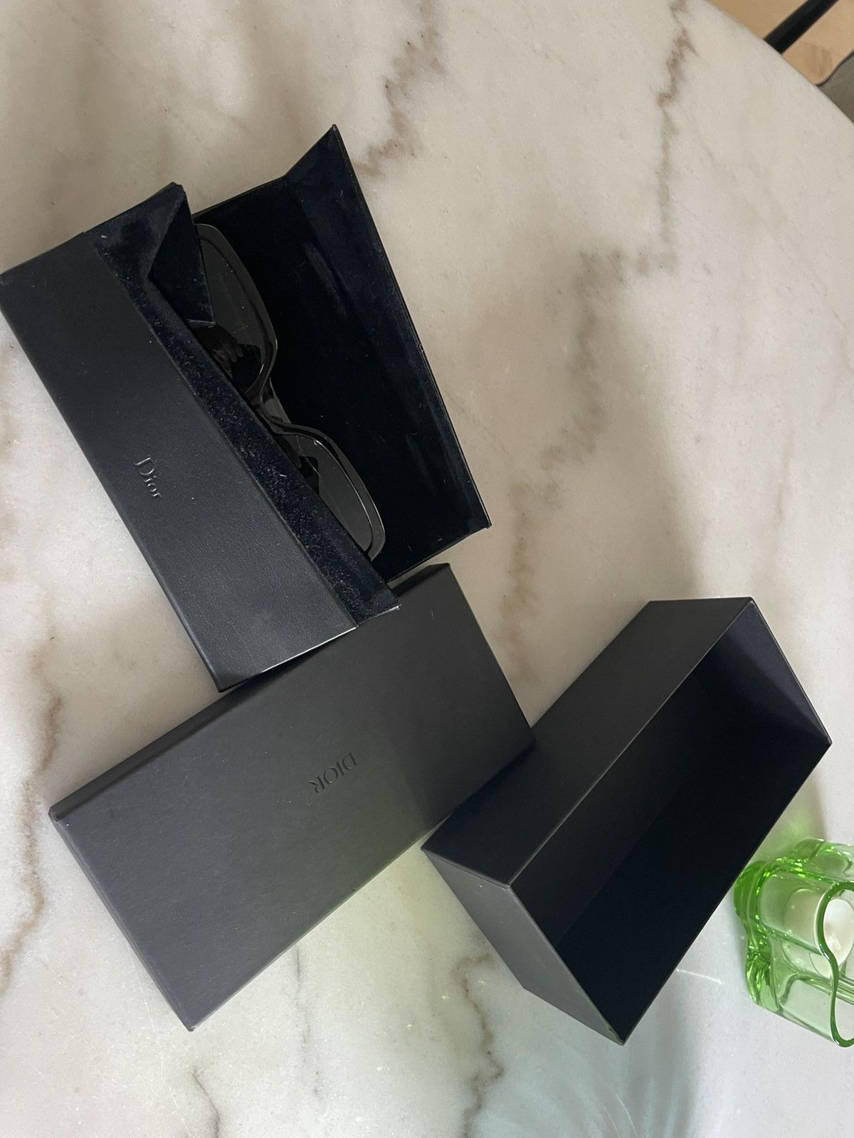 Dior Lady Dior stud 57 sunglasses Havana made In Italy Size ONE SIZE - 10 Thumbnail