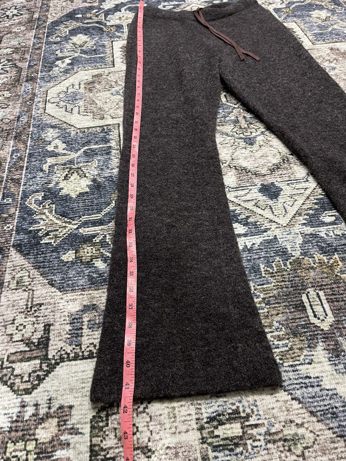 Y's YOHJI YAMAMOTO Y’s for living Flared Mohair Pants Size US 30 / EU 46 - 11 Thumbnail