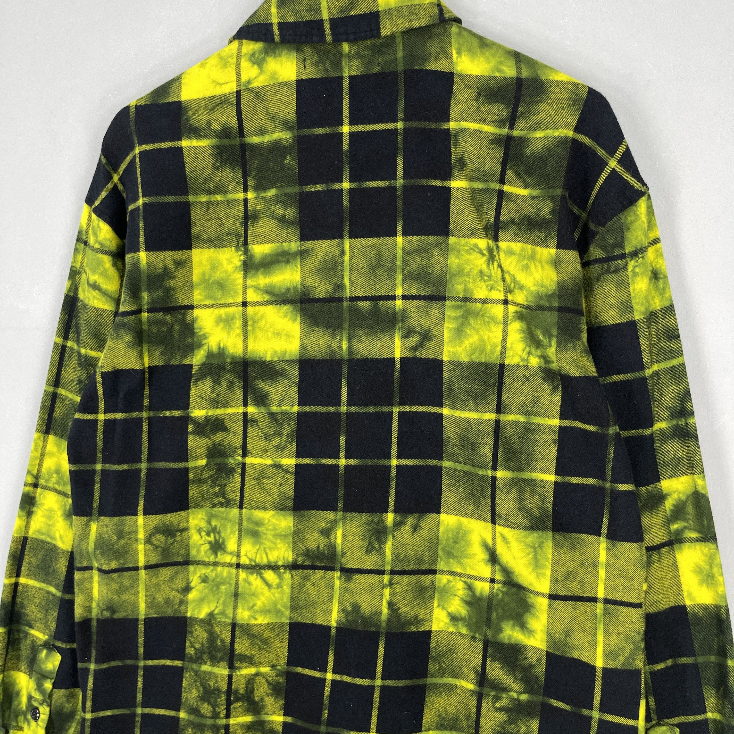 Flannel Vintage Fashion Nova Plaid Tie Dye Custom Button Up Size US M / EU 48-50 / 2 - 9 Thumbnail