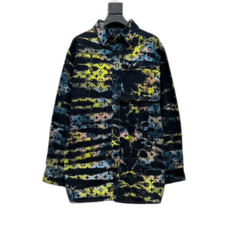 Louis Vuitton Louis Vuitton Tie-Dye Denim Jacket - dmc Size M / US 6-8 / IT 42-44 - 1 Thumbnail