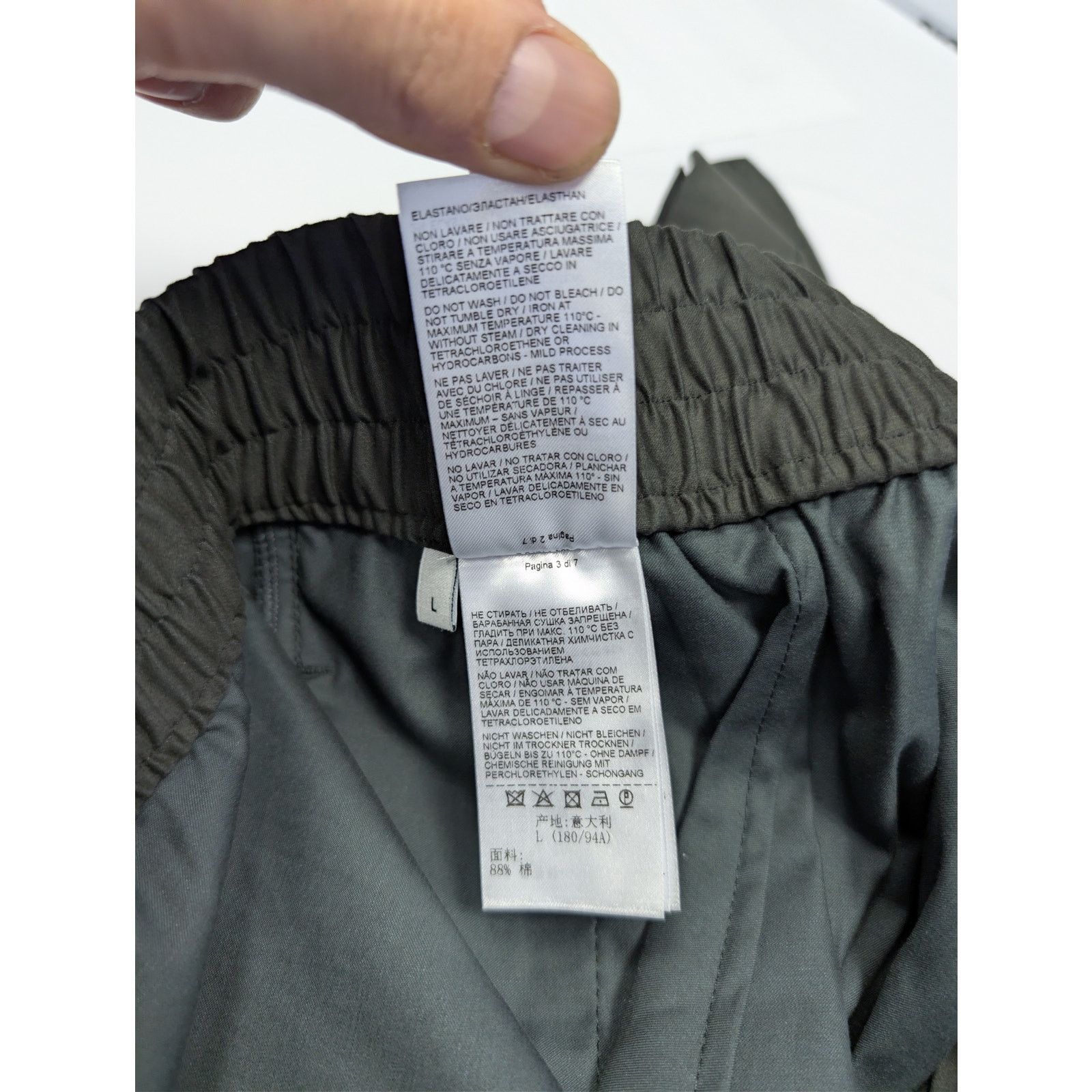 Bottega Veneta o1rshd1 Soft Organic Cotton Shorts in Camping Size US 34 / EU 50 - 18 Thumbnail