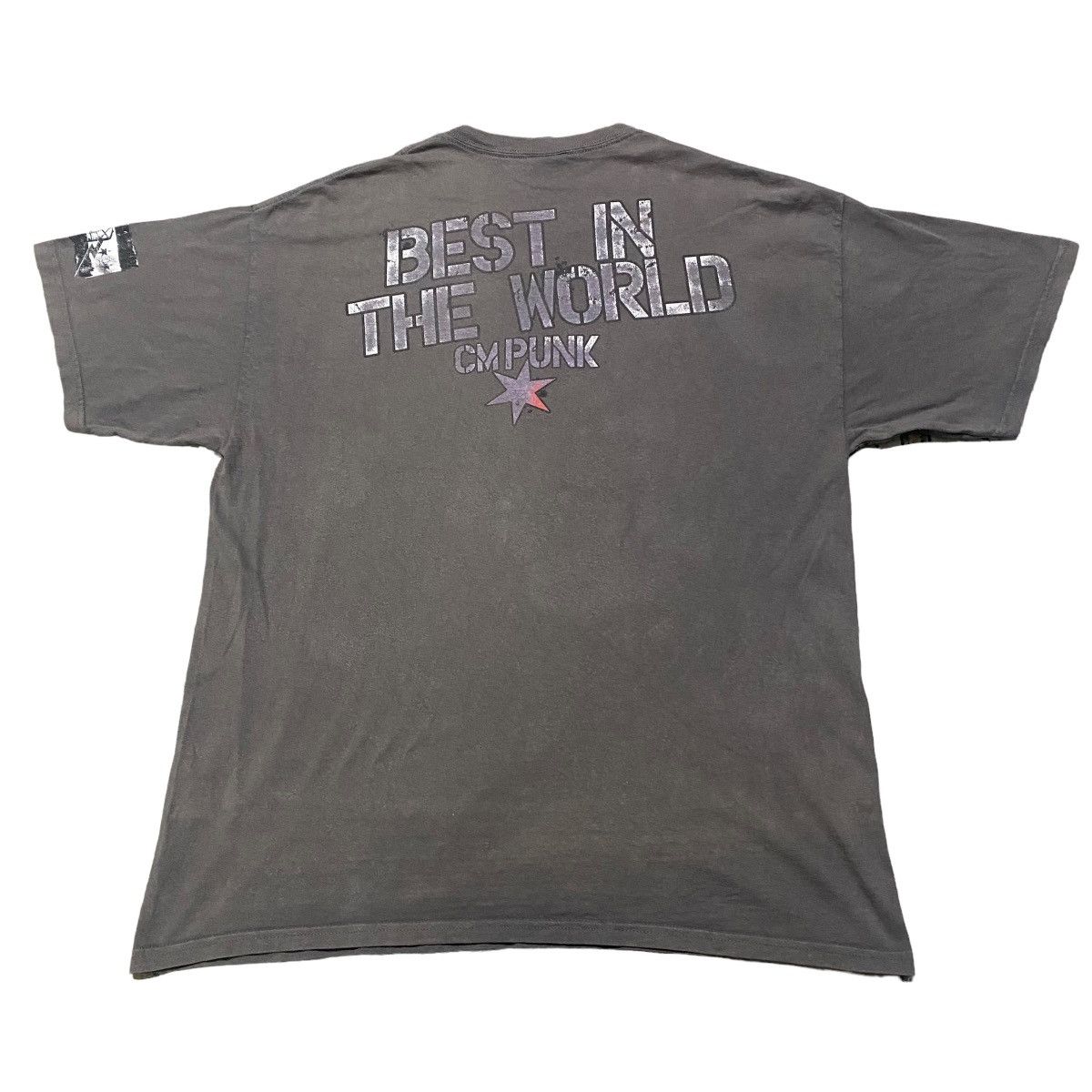 Vintage Vintage Y2K CM PUNK Best in the World Shirt Size US XL / EU 56 / 4 - 2 Thumbnail