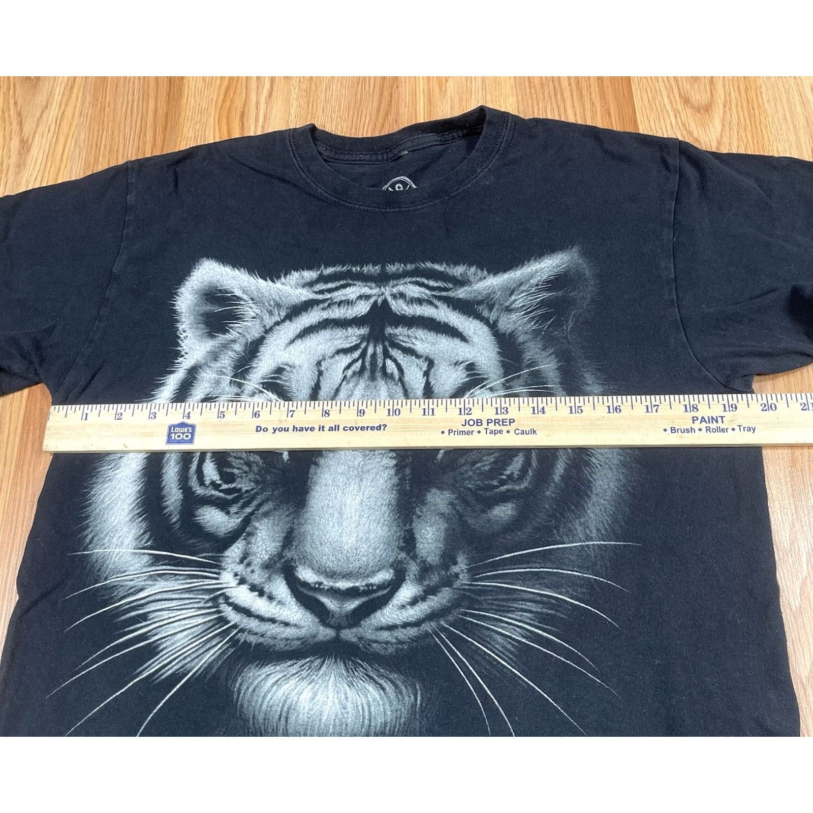 Vintage DOM Graphics T-Shirt Adults M Medium Black Tiger Crewneck Short Sleeve Cotton Size US M / EU 48-50 / 2 - 5 Thumbnail