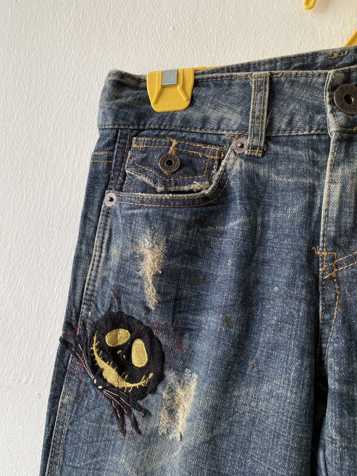 Japanese Brand Japanese Brand Back Rush Flare Distressed Denim Size US 29 - 8 Thumbnail