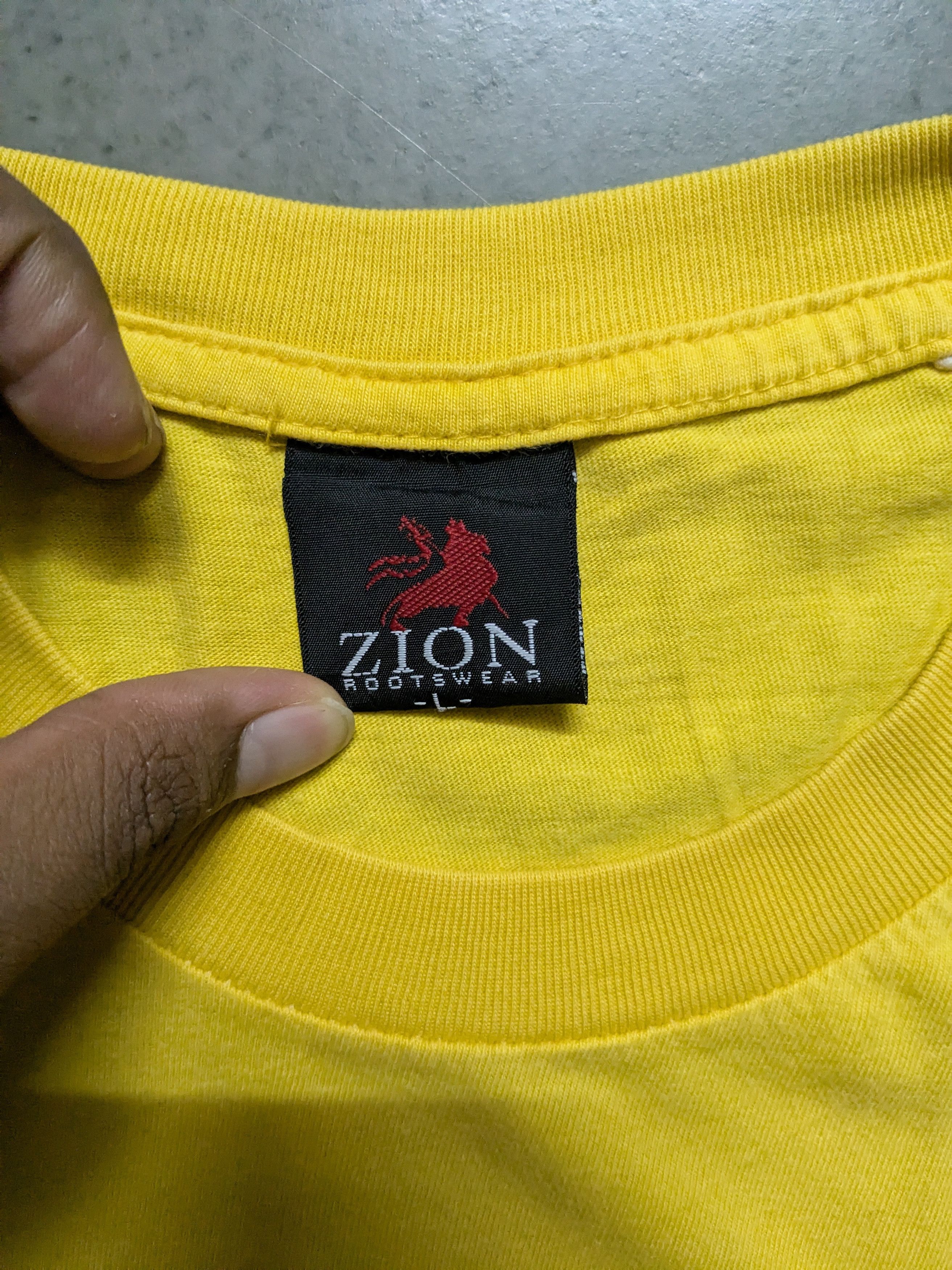 Bob Marley × Vintage × Zion Rootswear VINTAGE ZION 00'S BOB MARLEY FOOTBALL TEE Size US M / EU 48-50 / 2 - 5 Thumbnail
