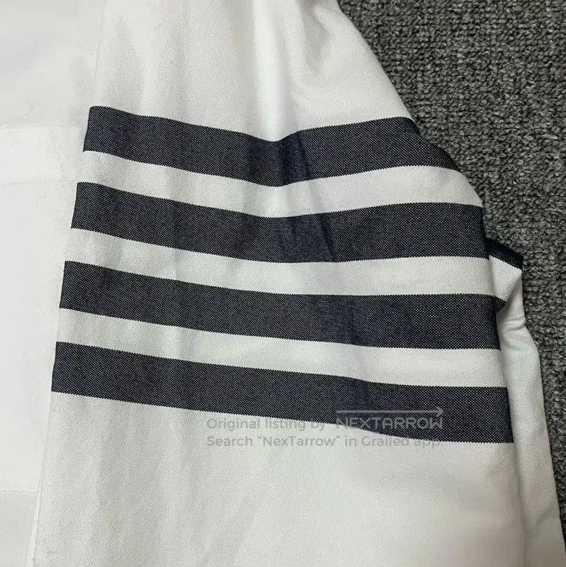 Thom Browne Thom Browne White Cotton Long Sleeve Shirt . Size US XXL / EU 58 / 5 - 3 Thumbnail