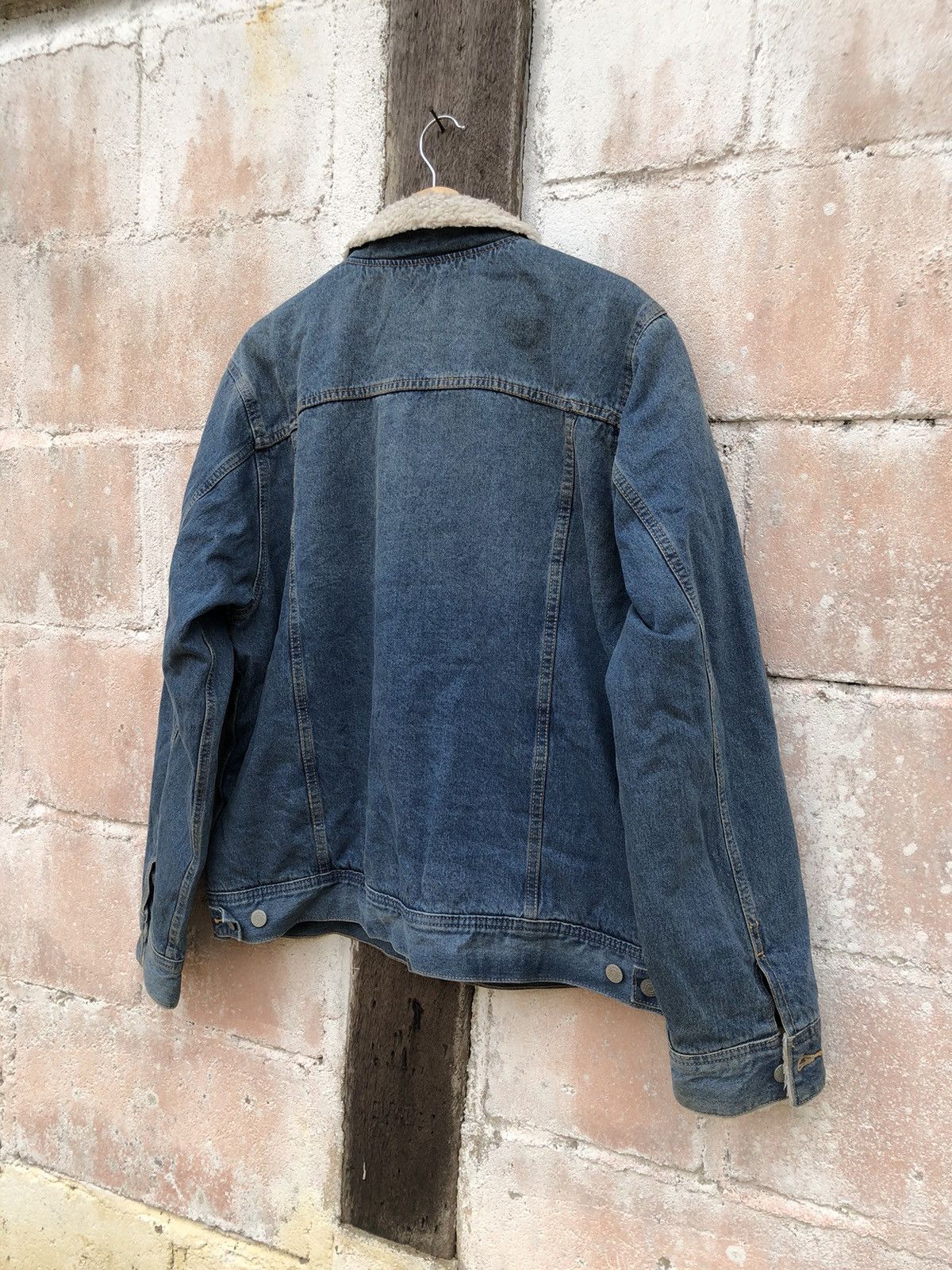 GU GU Trucker Jacket Denim Shearling Size US XL / EU 56 / 4 - 6 Thumbnail