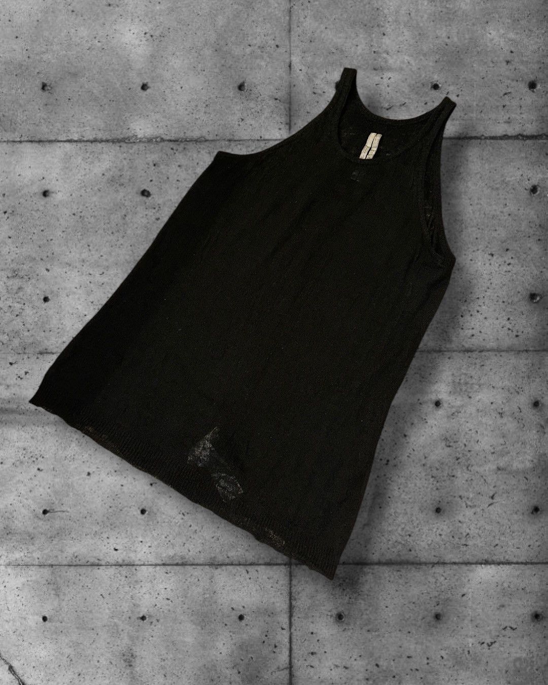 Rick Owens Rick Owens SS24 Lido wool Tank Top Size US M / EU 48-50 / 2 - 2 Thumbnail